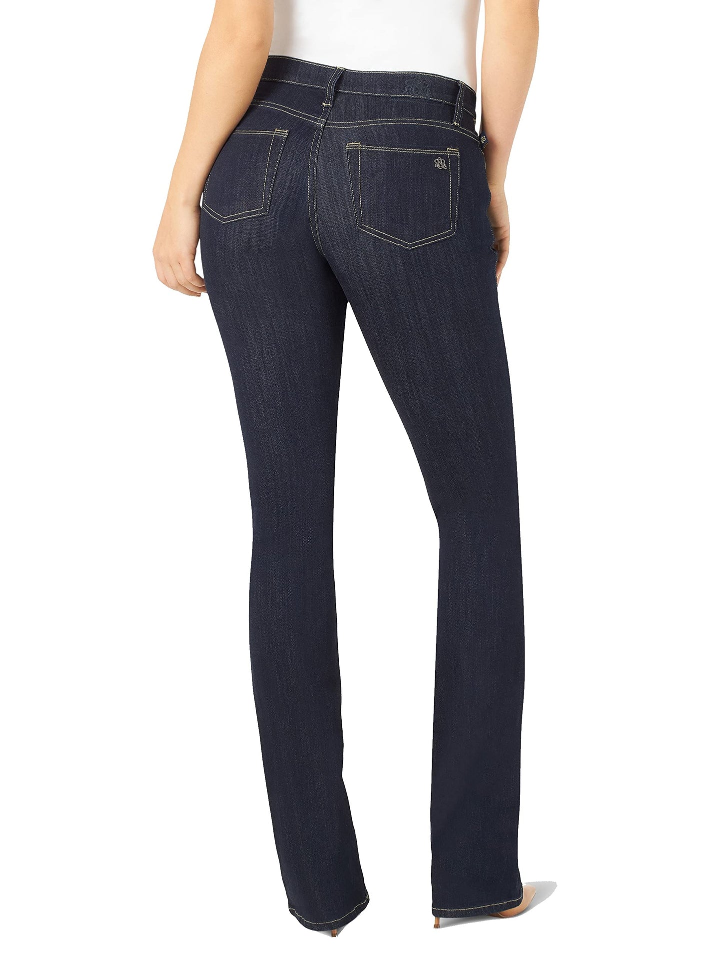 Rock & Republic Women's Kasandra Mid Rise Bootcut Jeans, Stat, 12 Long US