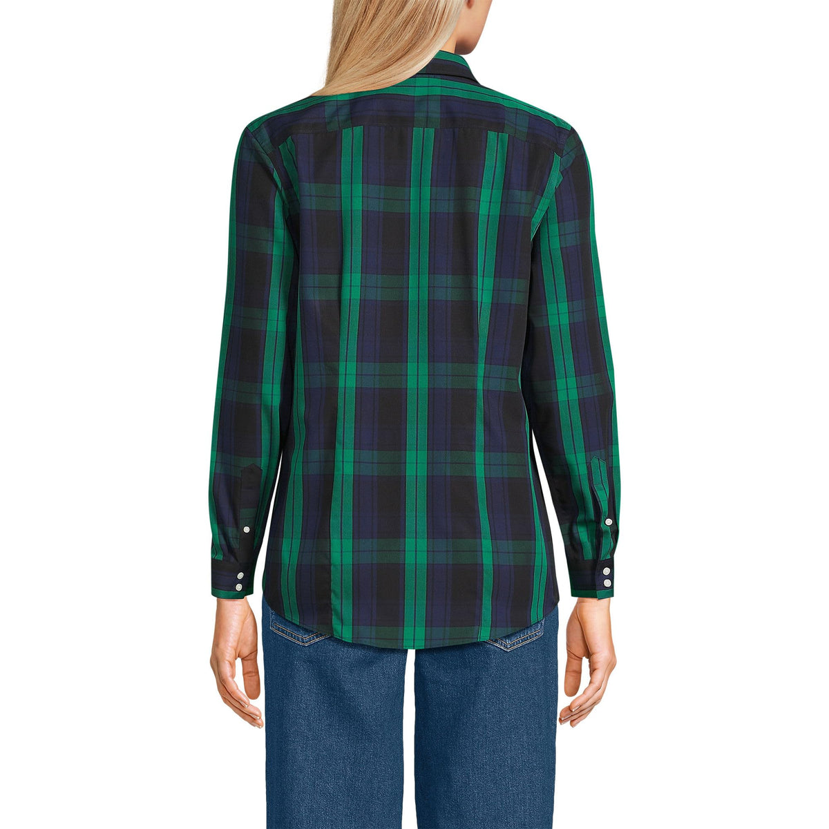 Rich Clover/Navy Plaid