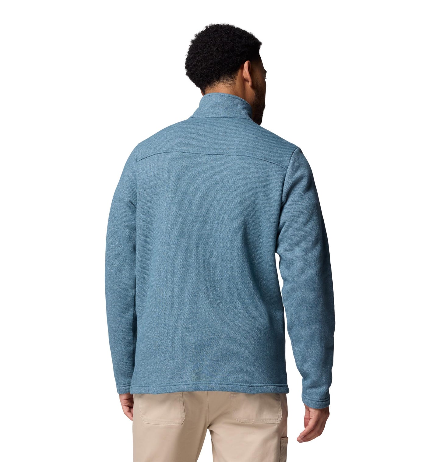 Columbia Mens Great Hart Mountain III Half Zip Pullover Jacket, Everblue, Large Tall