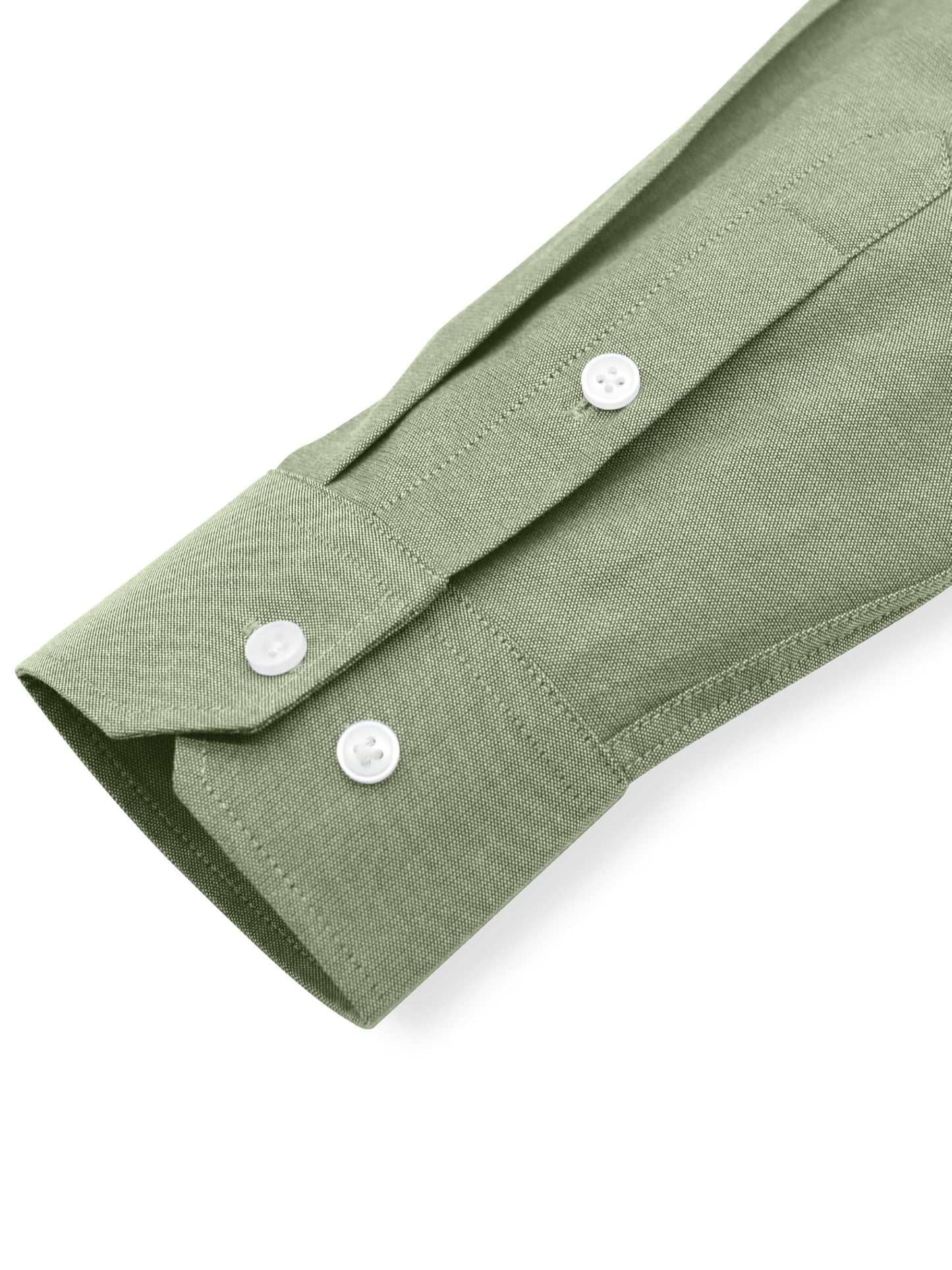 GIANZEN Olive Green Button Up Shirt Men Shirts for Mens Oxford Long Sleeve Big and Tall Dress Down Men's Cotton Formal Olive Green Size XL Tall