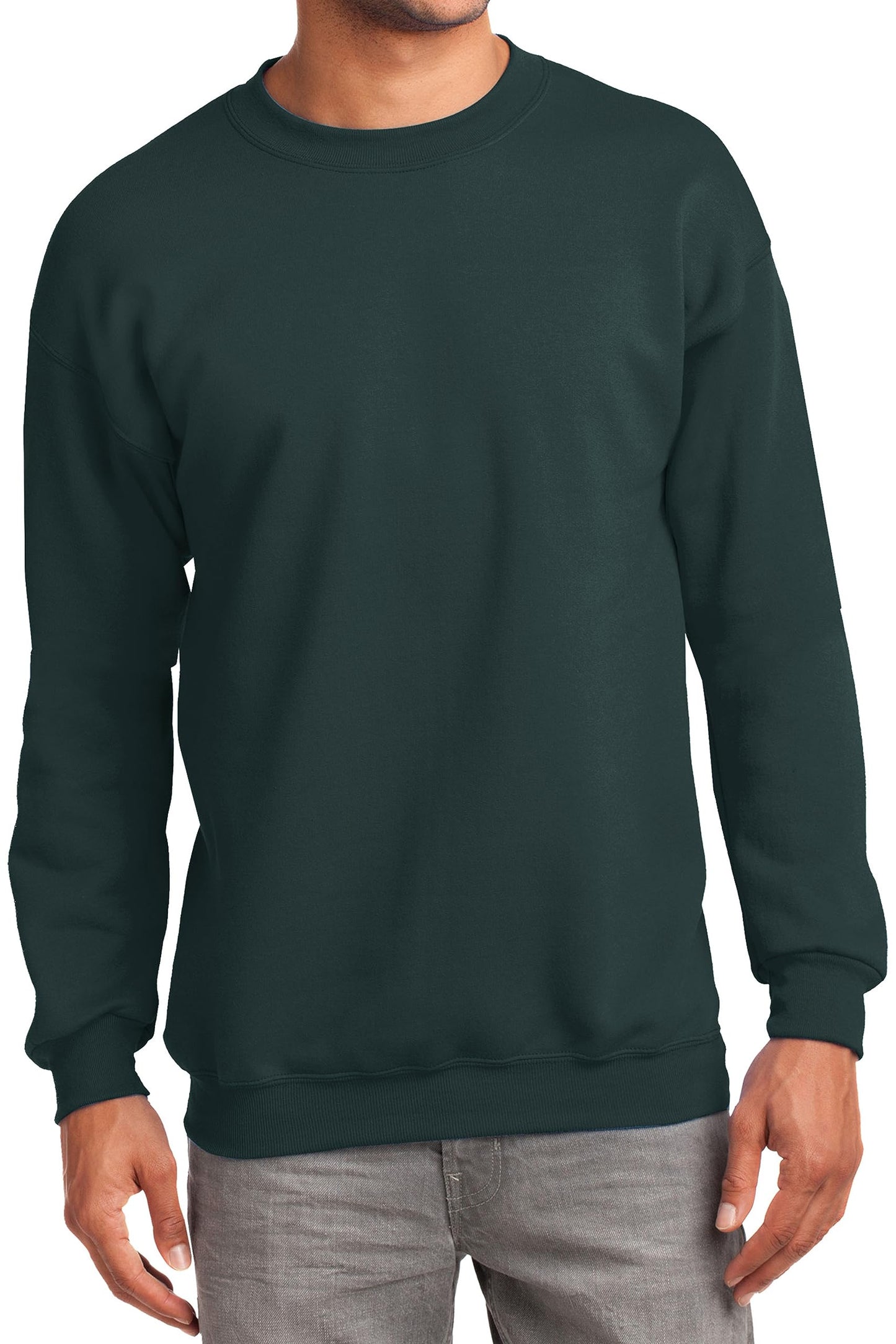 Have It Tall Mens Crewneck Sweatshirt Forest LT Tall