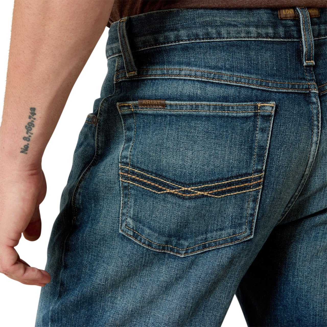 ARIAT Men’s M4 Low Rise Stretch Legacy Boot Cut Jean