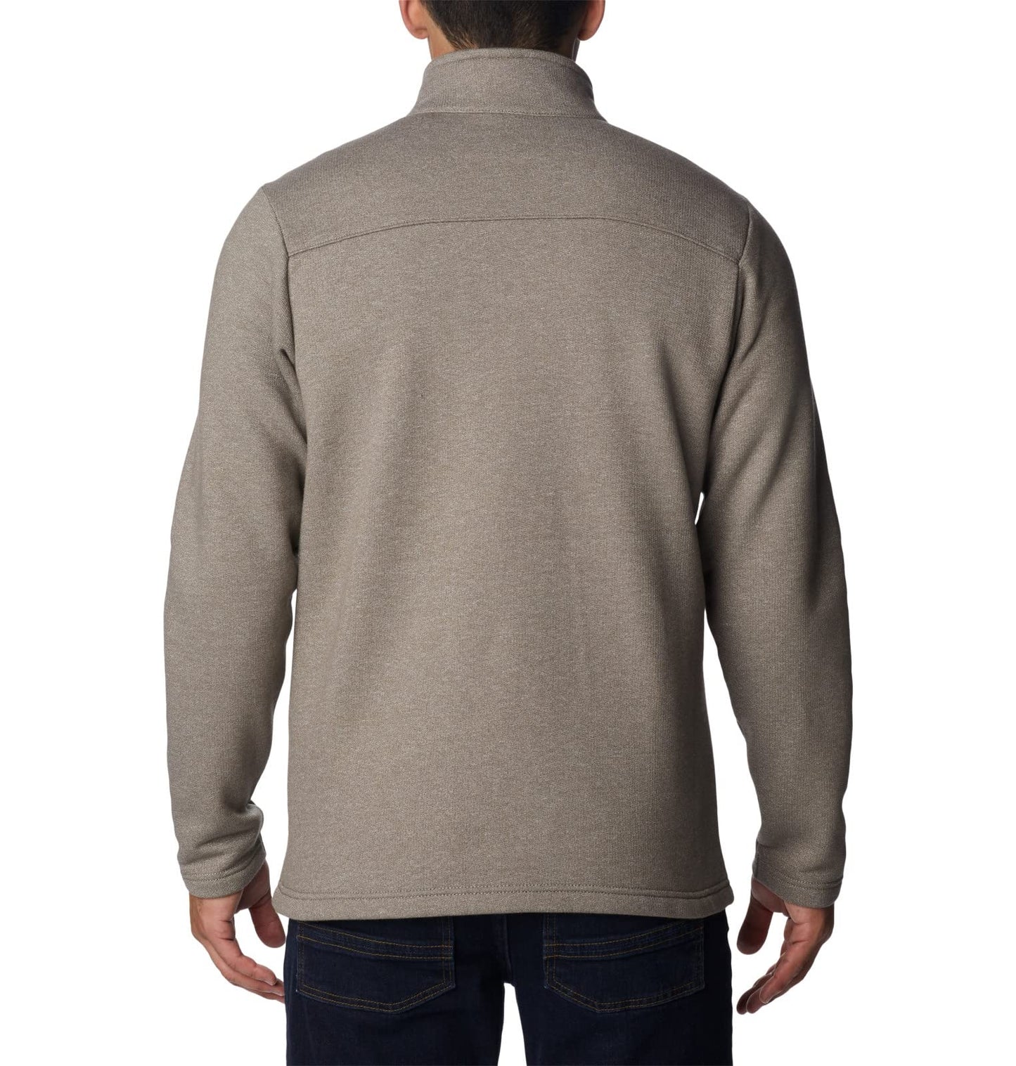Columbia Men's Great Hart Mountain III Half Zip, Boulder Heather, 4X Tall