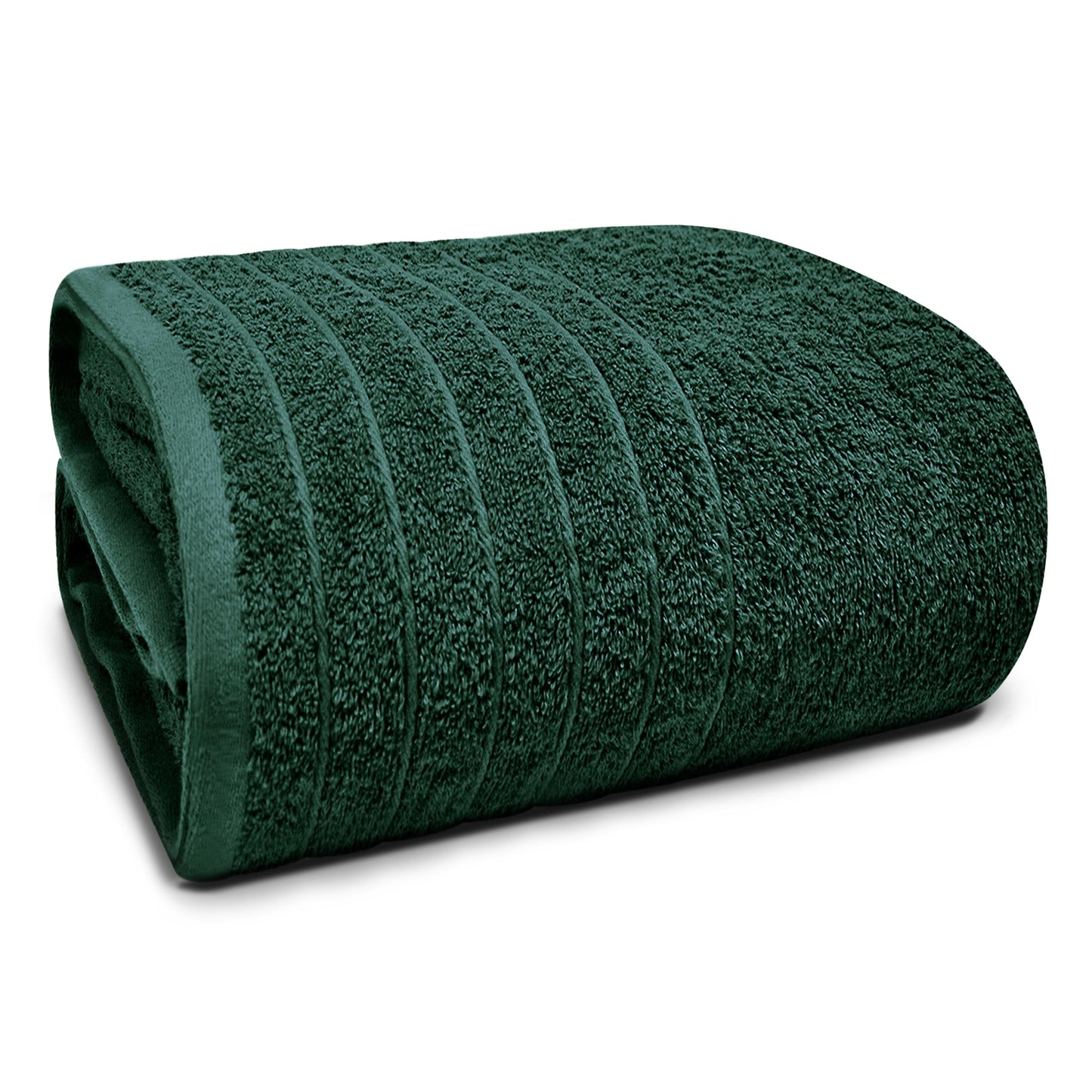 Tens Towels Pack of 1 Jumbo Bath Sheet 40 x 80 Inches, Extra Large & Light Weight, Quicker to Dry, 100% Cotton, Super Soft & Absorbent, Perfect to Wrap Yourself in, Hunter Green