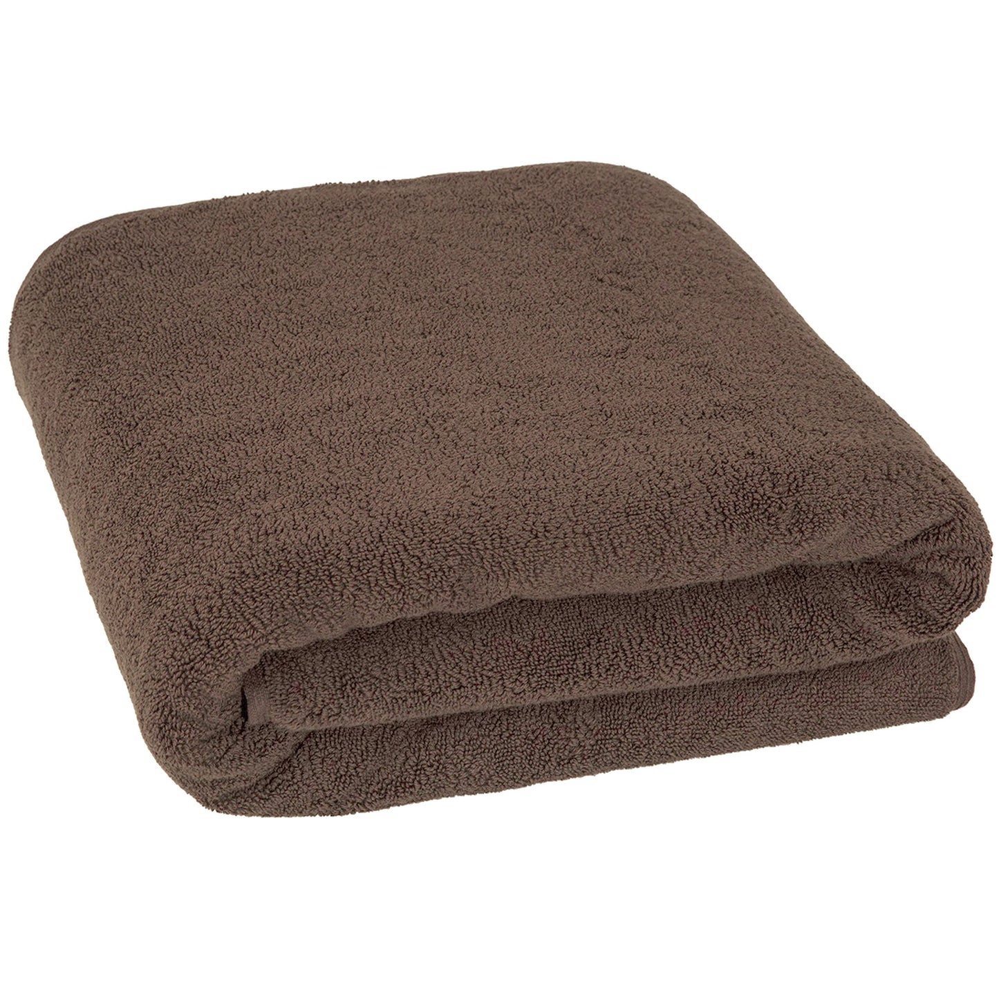 Cotton Paradise 100% Cotton 40x80 Oversized Bath Sheet, Extra Large Turkish Bath Towels for Bathroom, Brown Bathsheet