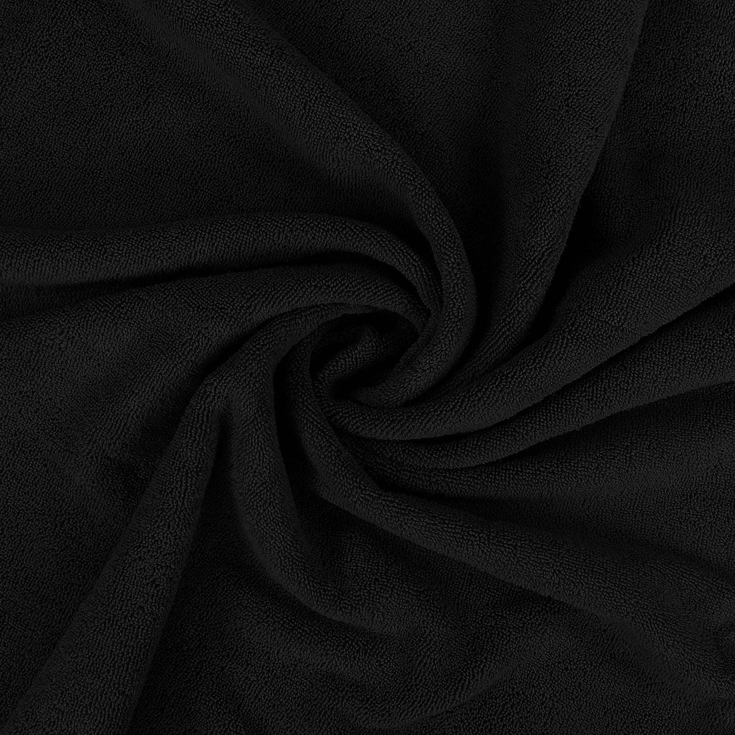 Utopia Towels - Luxurious Jumbo Bath Sheet 2 Piece - 600 GSM (35X70 Inches) 100% Ring Spun Cotton - Highly Absorbent and Quick Dry Extra Large Bath Towel - Super Soft Hotel Quality Towel (Black)