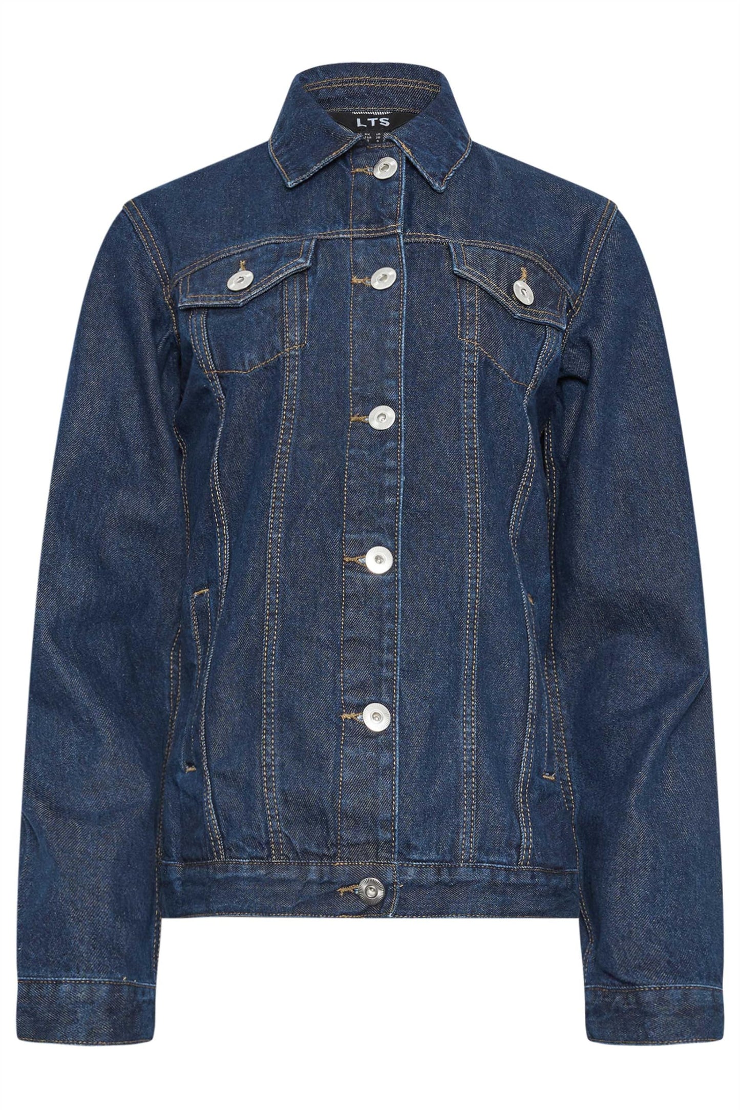 Long Tall Sally Lts Tall Women's Indigo Blue Denim Jacket Blue 6