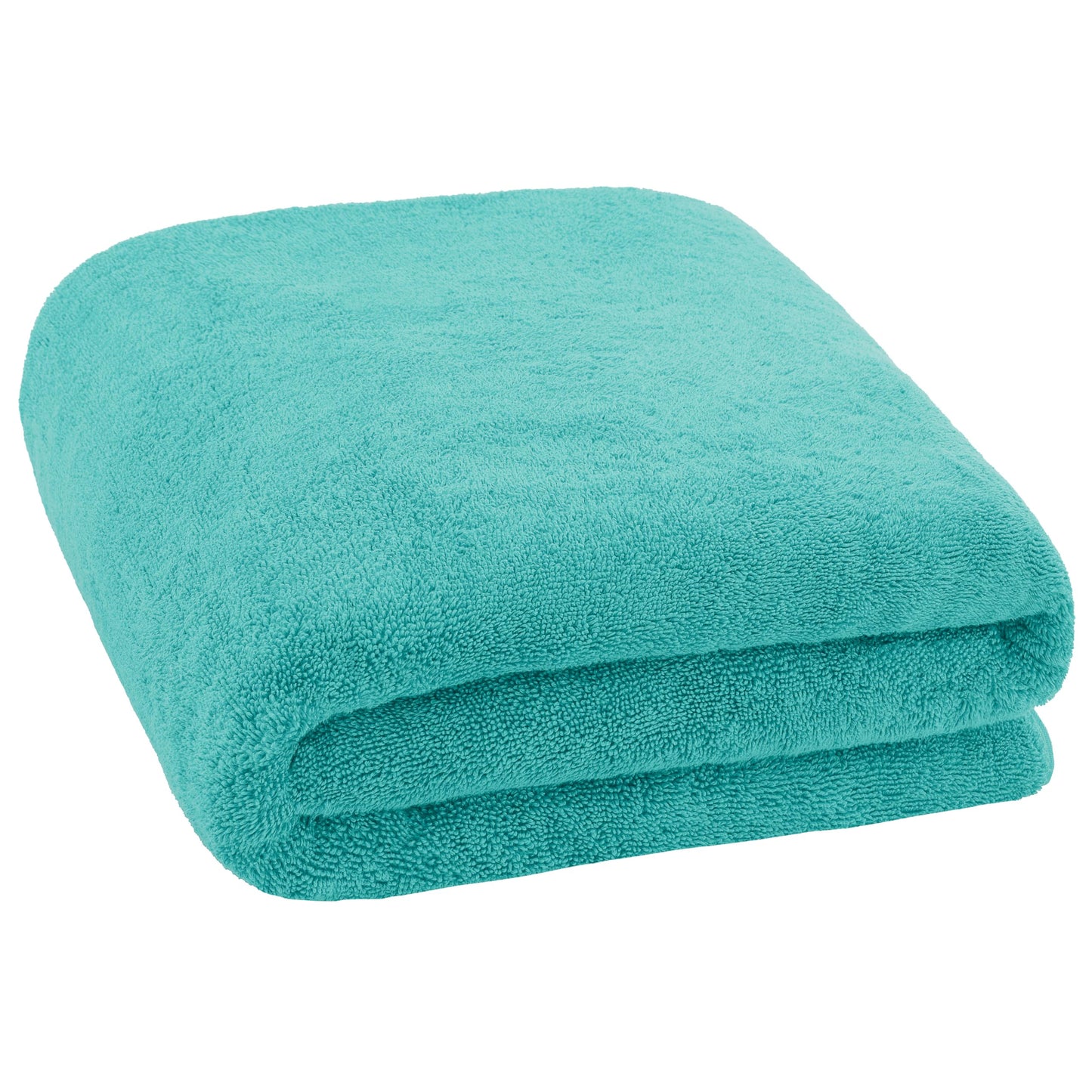 Cotton Paradise 100% Cotton 40x80 Oversized Bath Sheet, Extra Large Turkish Bath Towels for Bathroom, Turquoise Bathsheet