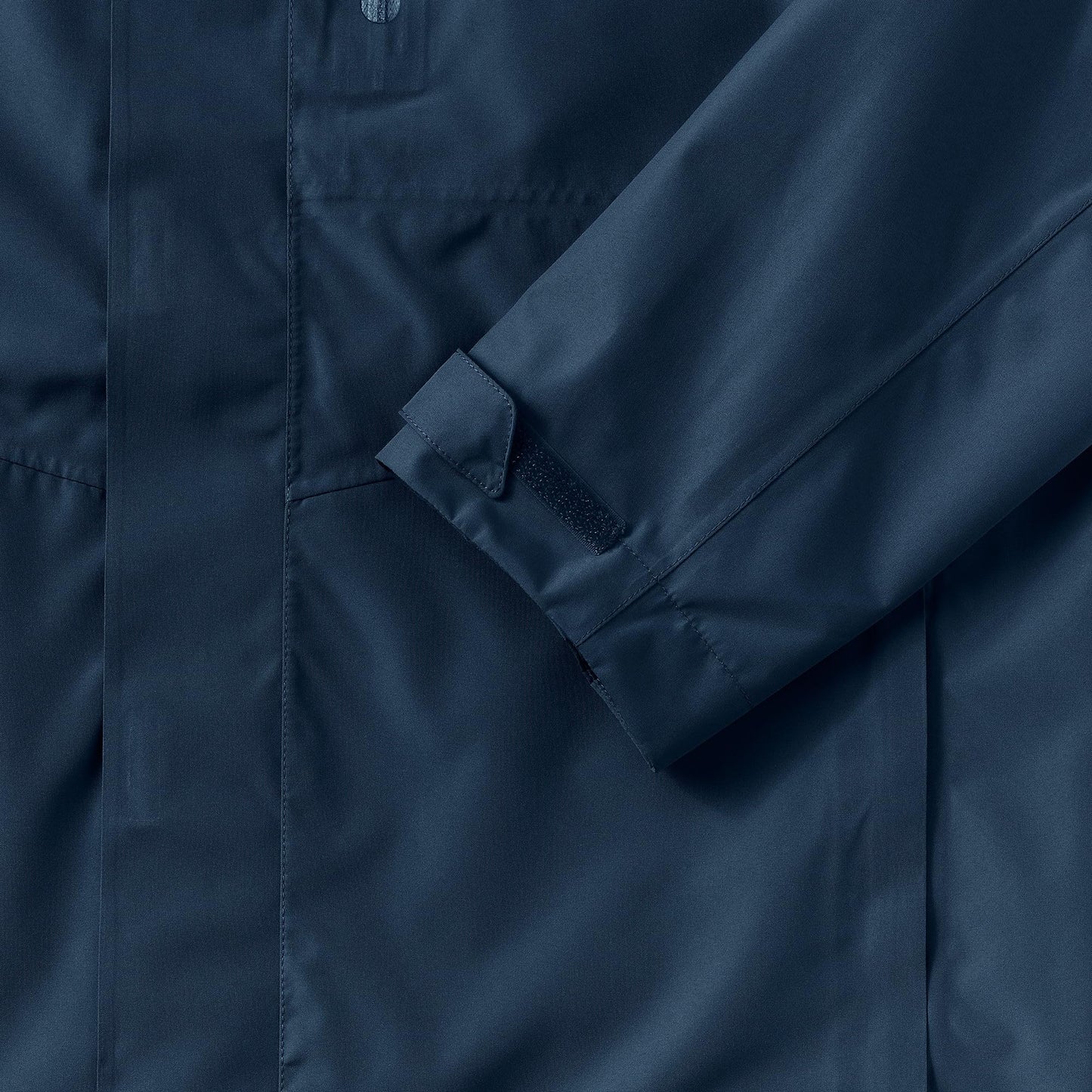 Lands' End Mens 2 5L Waterproof Packable Rain Jacket Radiant Navy Tall Medium