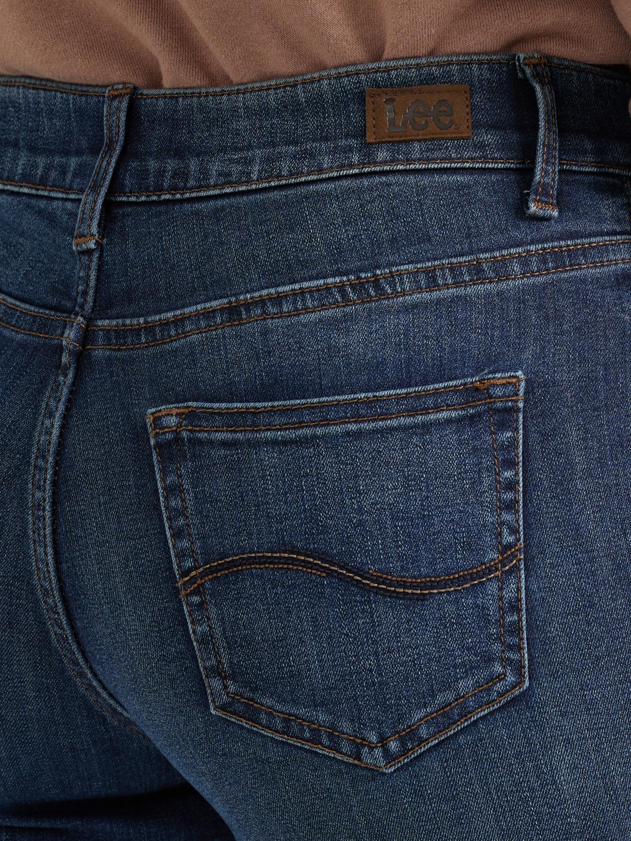 Lee Women's Ultra Lux Comfort with Flex Motion Straight Leg Jean Royal Chakra 8 Long