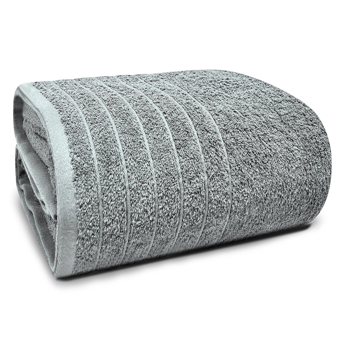 Tens Towels Pack of 1 Jumbo Bath Sheet 40 x 80 Inches, Extra Large & Light Weight, Quicker to Dry, 100% Cotton, Super Soft & Absorbent, Perfect to Wrap Yourself in, Cool Grey