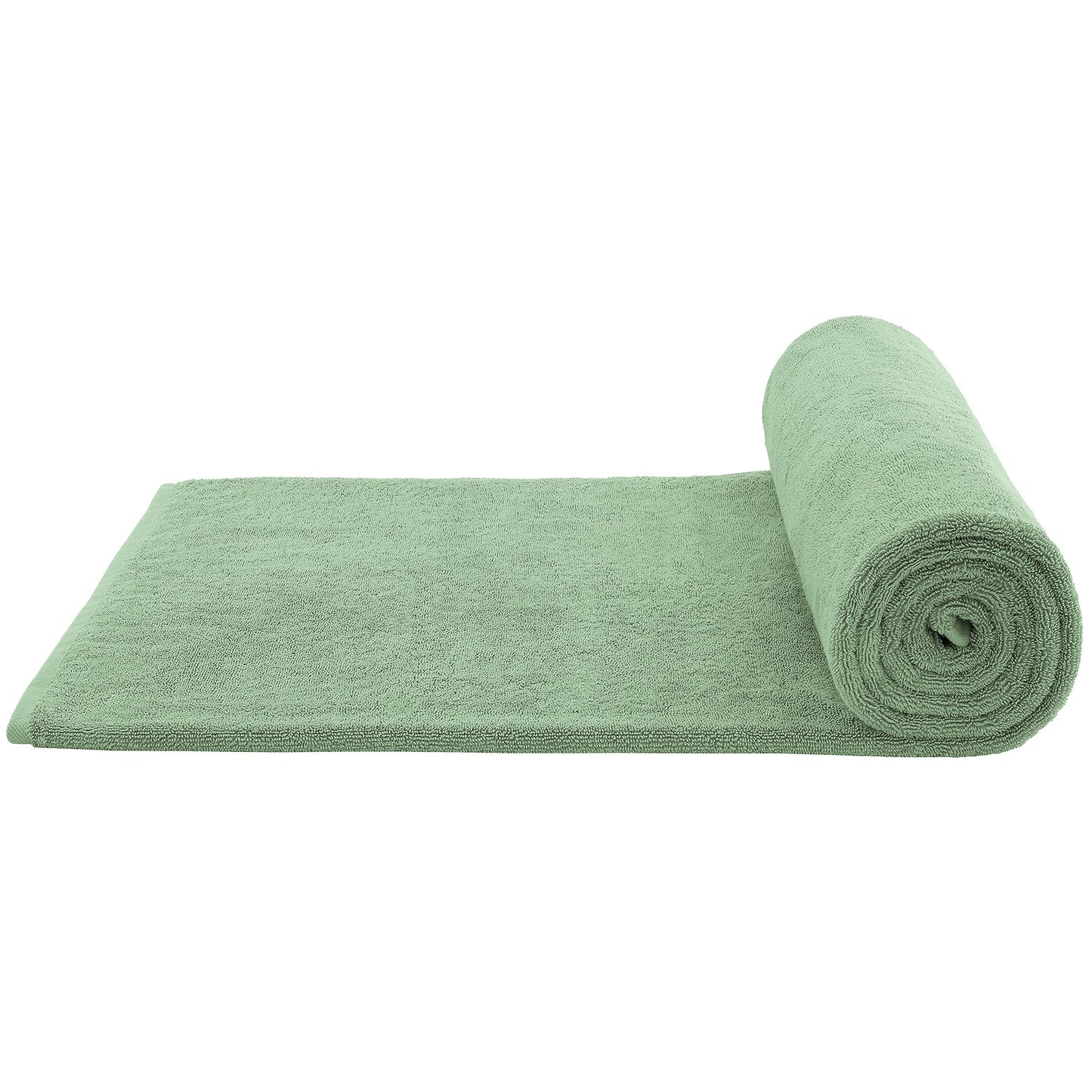 Cotton Paradise 100% Cotton 40x80 Oversized Bath Sheet, Extra Large Turkish Bath Towels for Bathroom, Sage Green Bathsheet