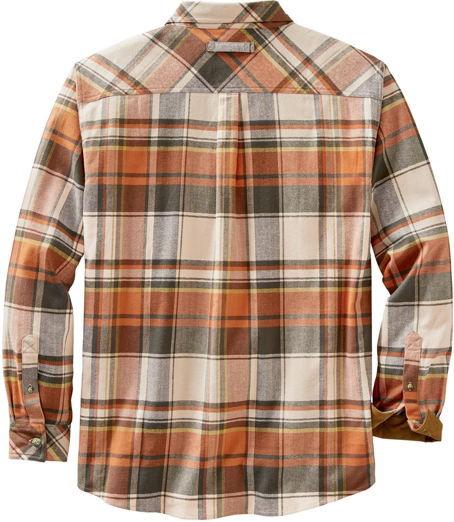 Legendary Whitetails Men's Big Flannel Shirt Long Sleeve Button Down Relaxed Fit, Dark Horizon Plaid, 4X-Large Tall