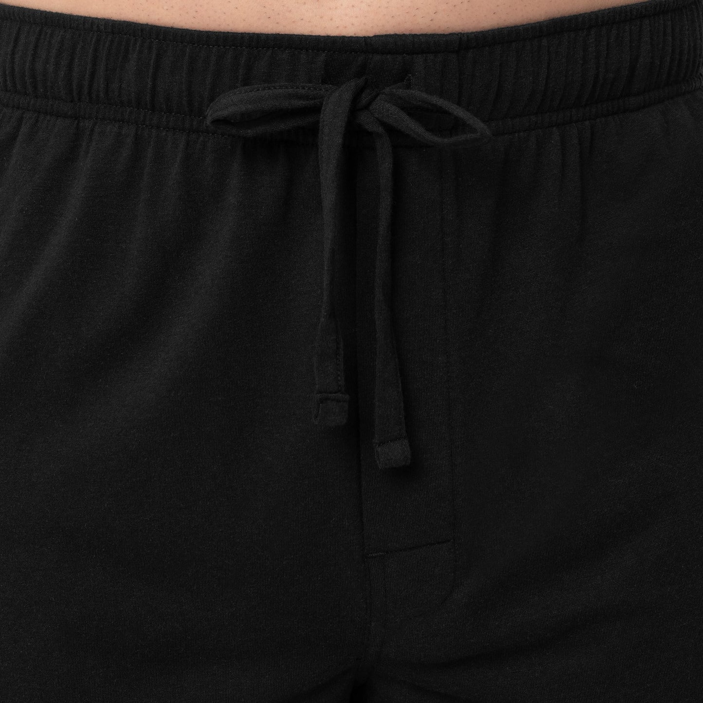 IZOD Men's Jersey Knit Sleep Pant, Black, Large Tall