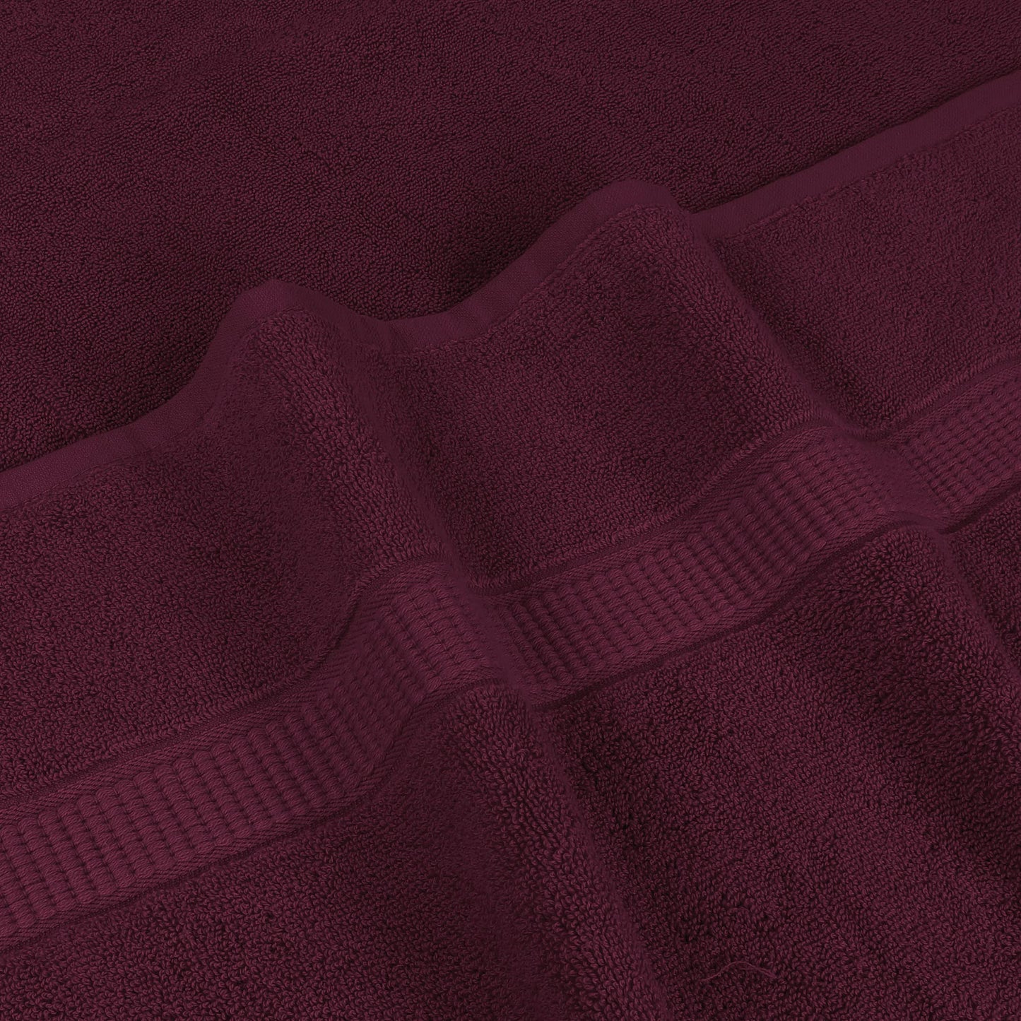 Utopia Towels Luxurious Jumbo Bath Sheet 2 Piece, 600 GSM, 35 by 70 Inches, 100% Ring Spun Cotton, Highly Absorbent and Quick Dry Extra Large Bath Towel, Super Soft Towel, Burgundy
