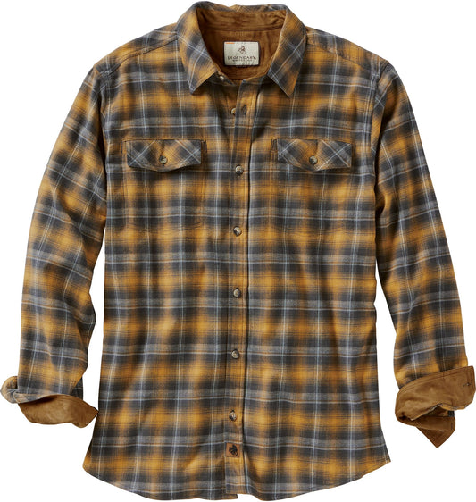 Legendary Whitetails Men's Legendary Flannel Shirt, Novel Fletcher Plaid, Large Tall