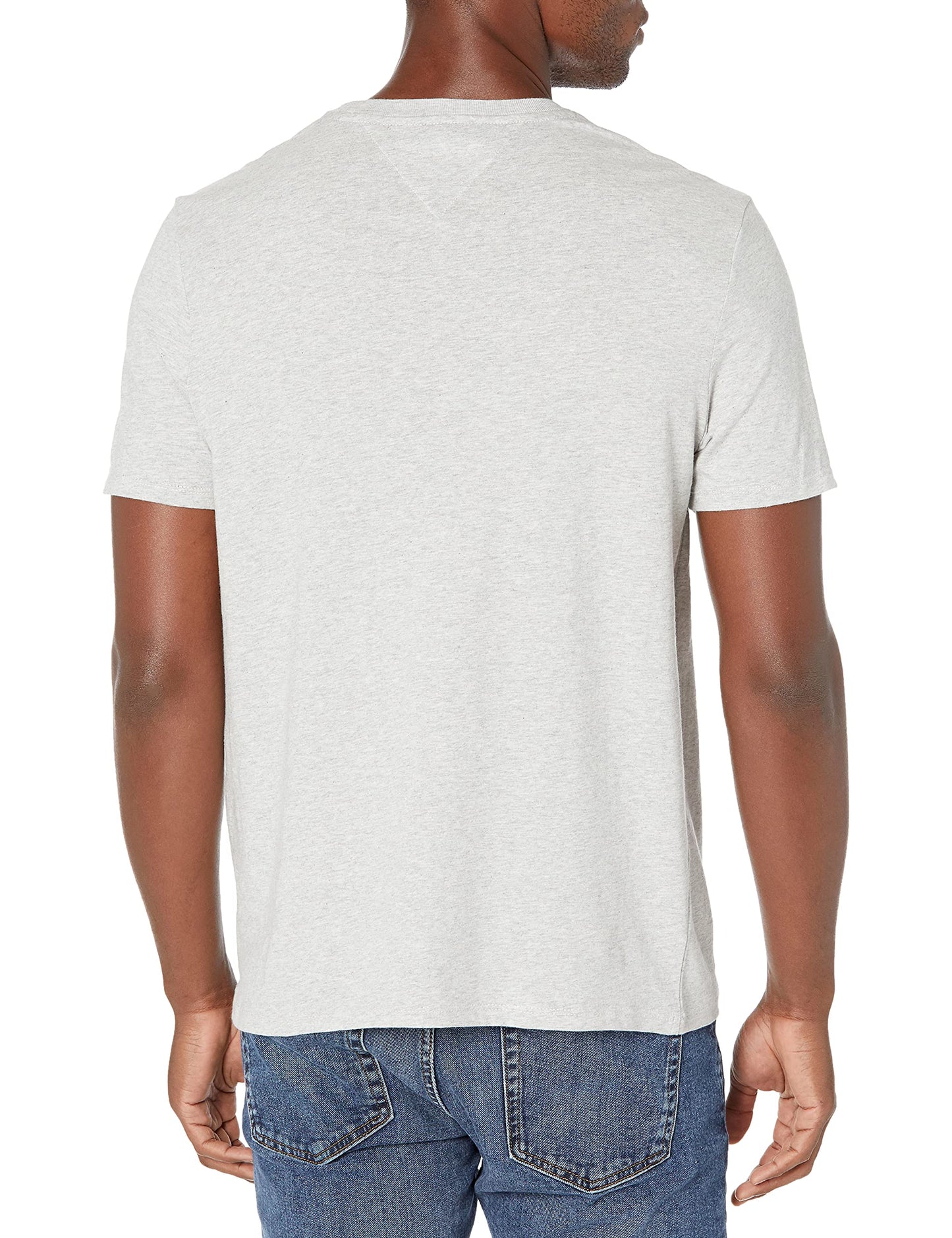 Tommy Hilfiger Men's Big-Tall Big and Tall T Shirt with Pocket Shirt, Light Grey Heather, TL-L