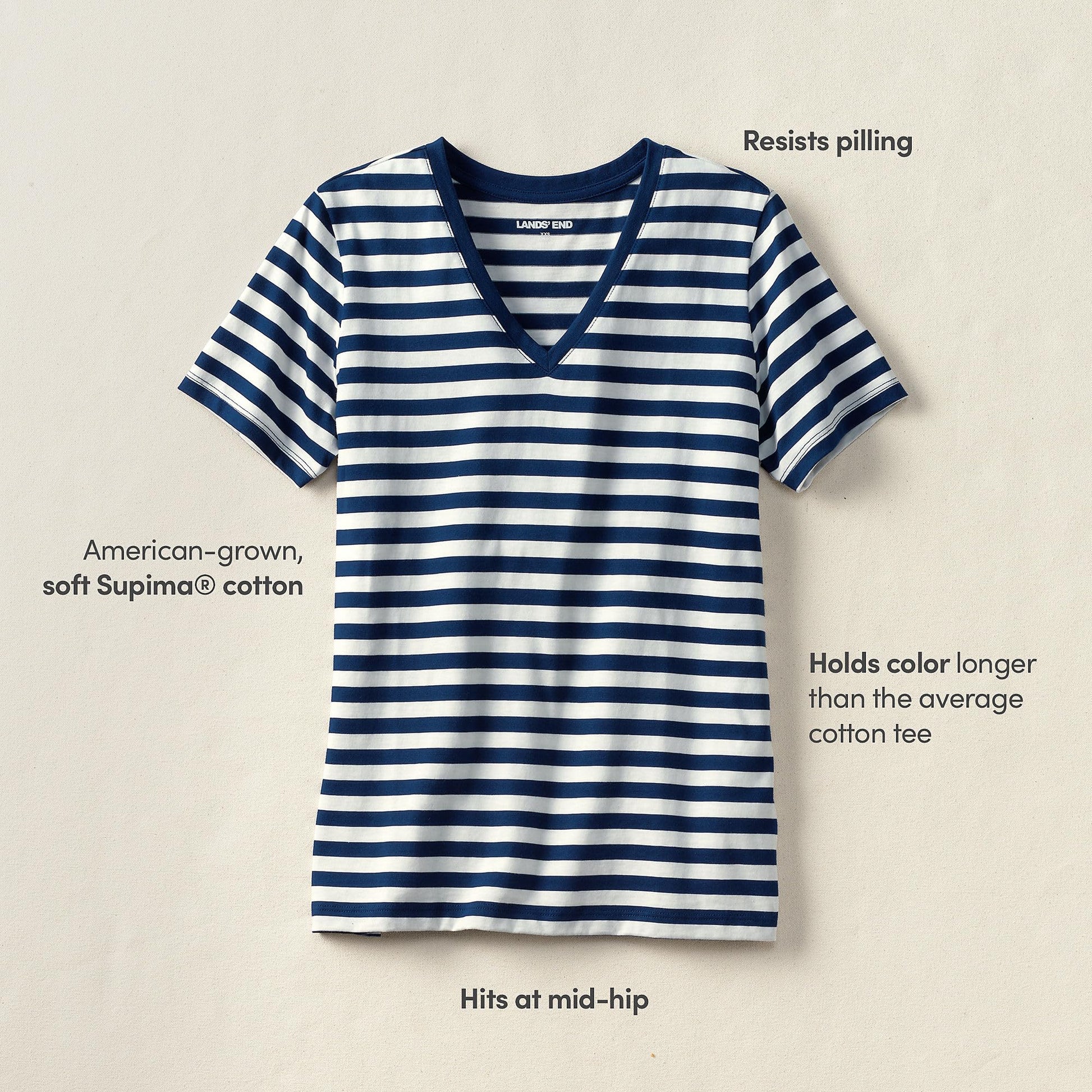Deep Sea Navy Even Stripe