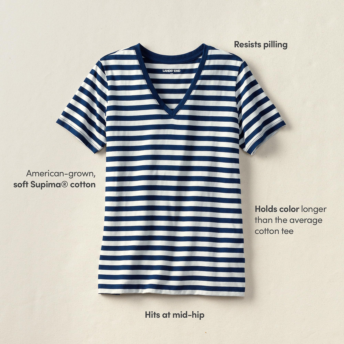 Deep Sea Navy Even Stripe