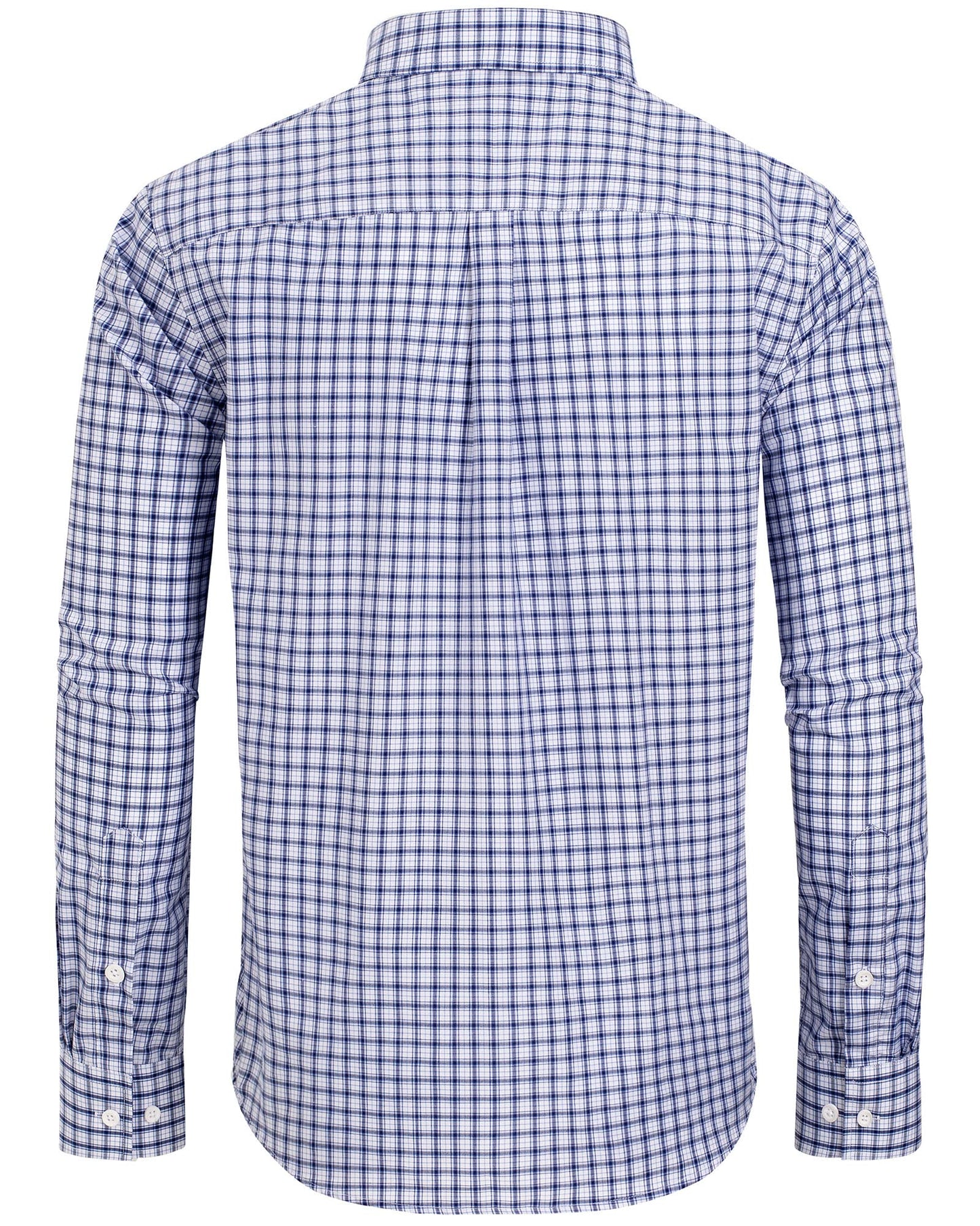 Alimens & Gentle Men's Plaid Button Down Shirts Cotton Long Sleeve Dress Shirts Regular Fit Gingham Shirts