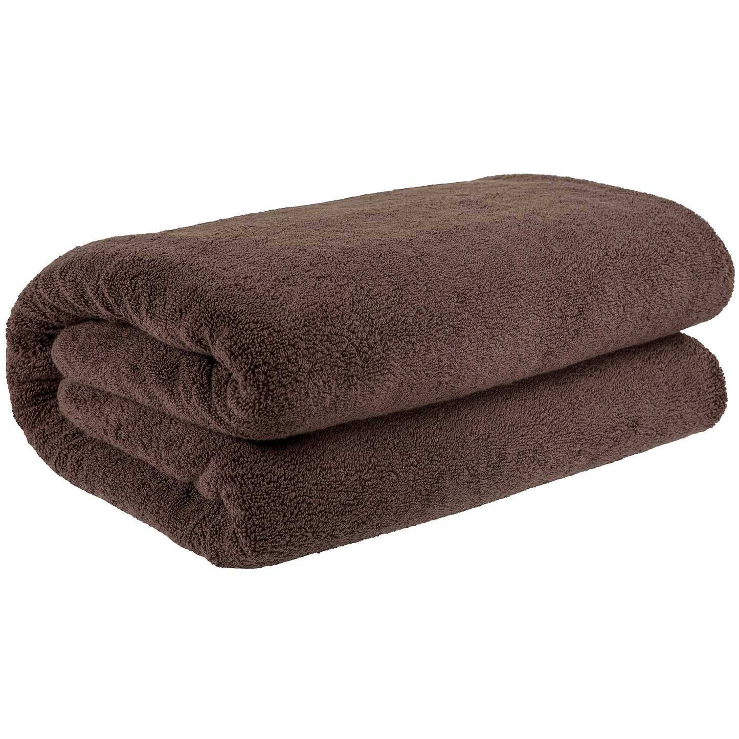 Cotton Paradise 100% Cotton 40x80 Oversized Bath Sheet, Extra Large Turkish Bath Towels for Bathroom, Brown Bathsheet