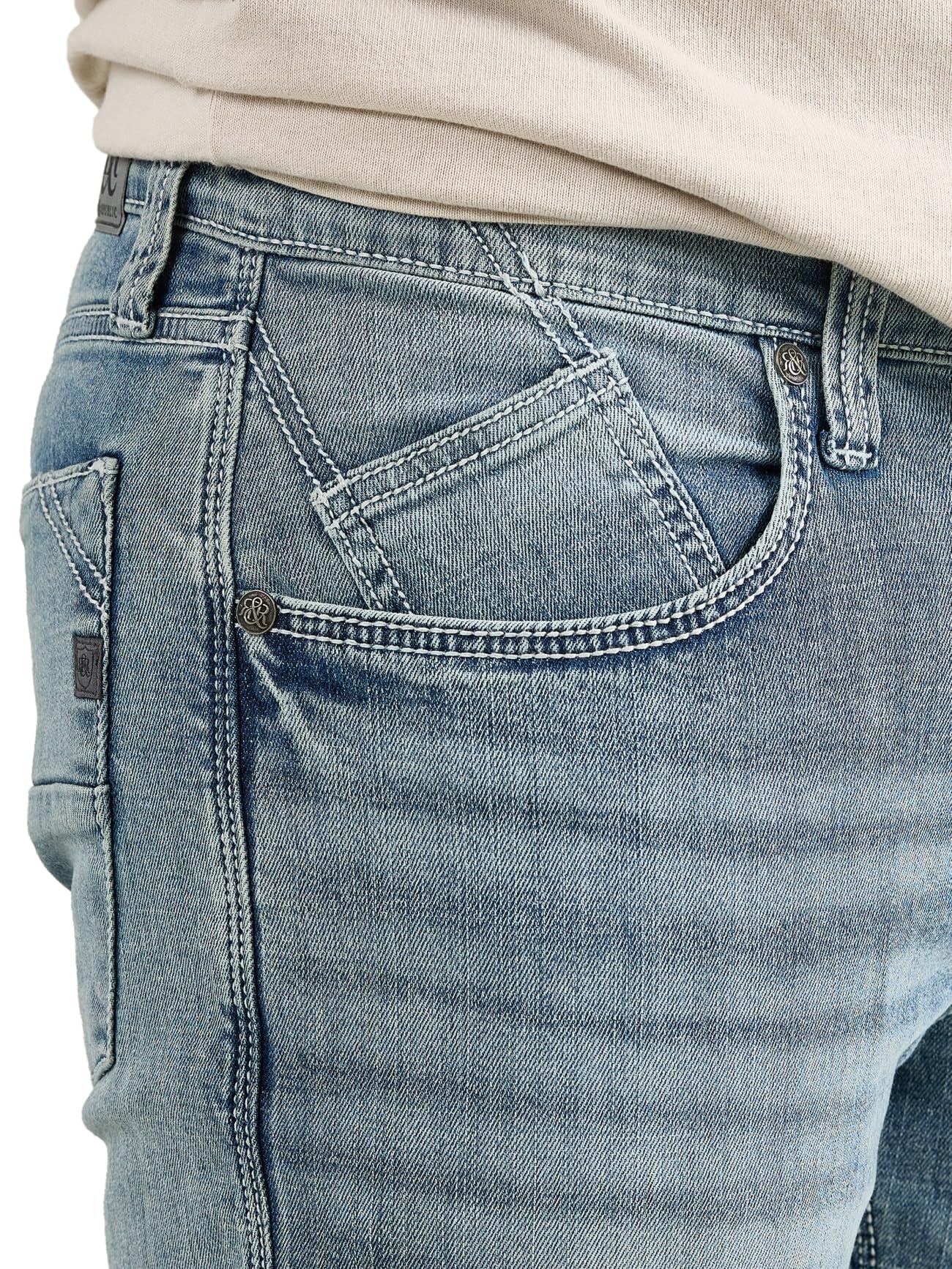Rock & Republic Men's Mid-Rise Bootcut Jean, Latest Drop, 38W x 36L