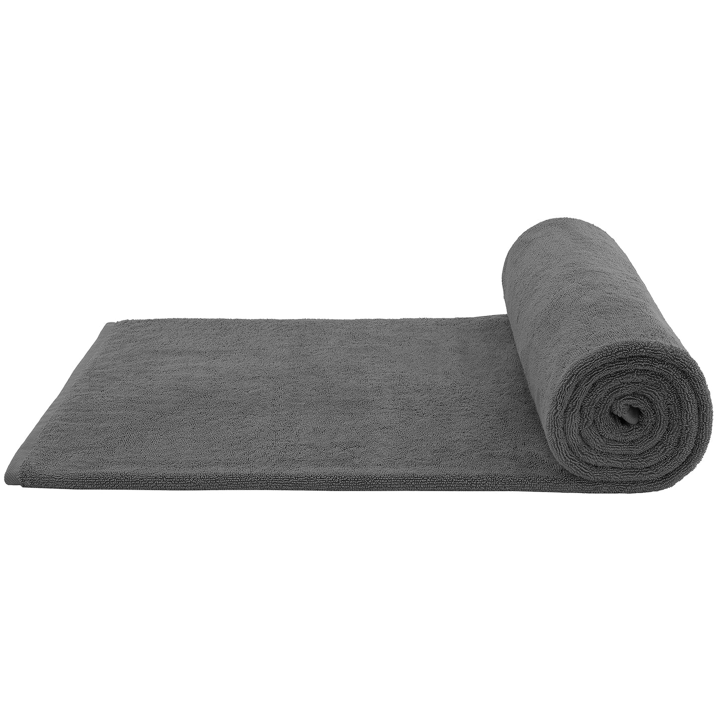 Cotton Paradise 100% Cotton 40x80 Oversized Bath Sheet, Extra Large Turkish Bath Towels for Bathroom, Dark Gray Bathsheet