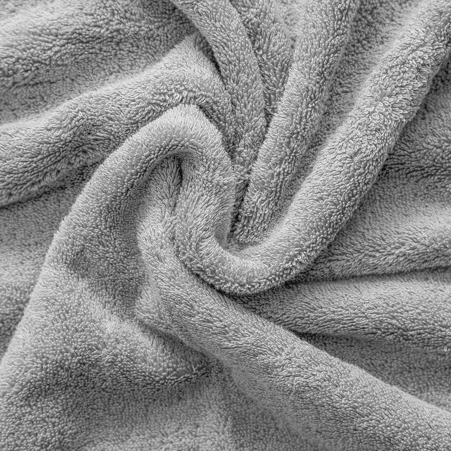 Cotton Paradise 100% Cotton 40x80 Oversized Bath Sheet, Extra Large Turkish Bath Towels for Bathroom, Light Gray Bathsheet