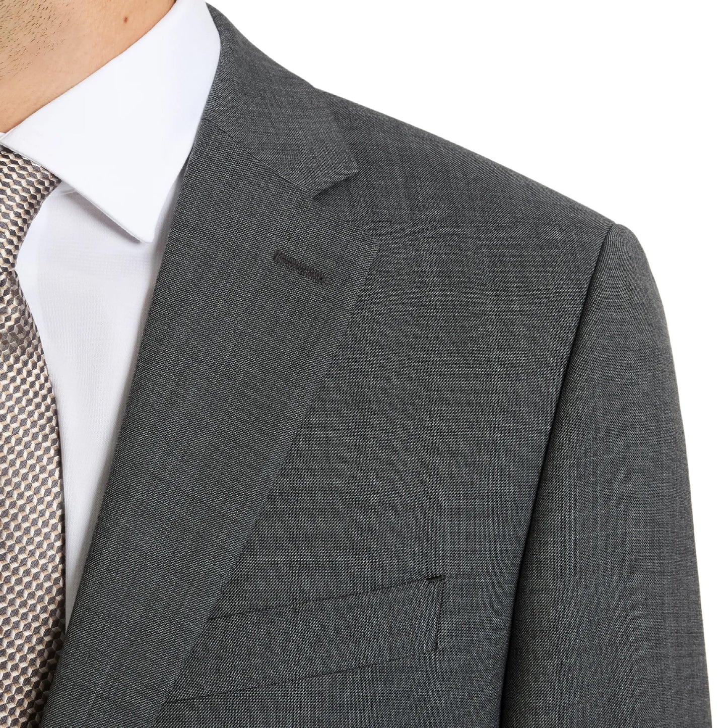 Michael Kors Grey Sharkskin Classic Sport Coats|Grey, 44X