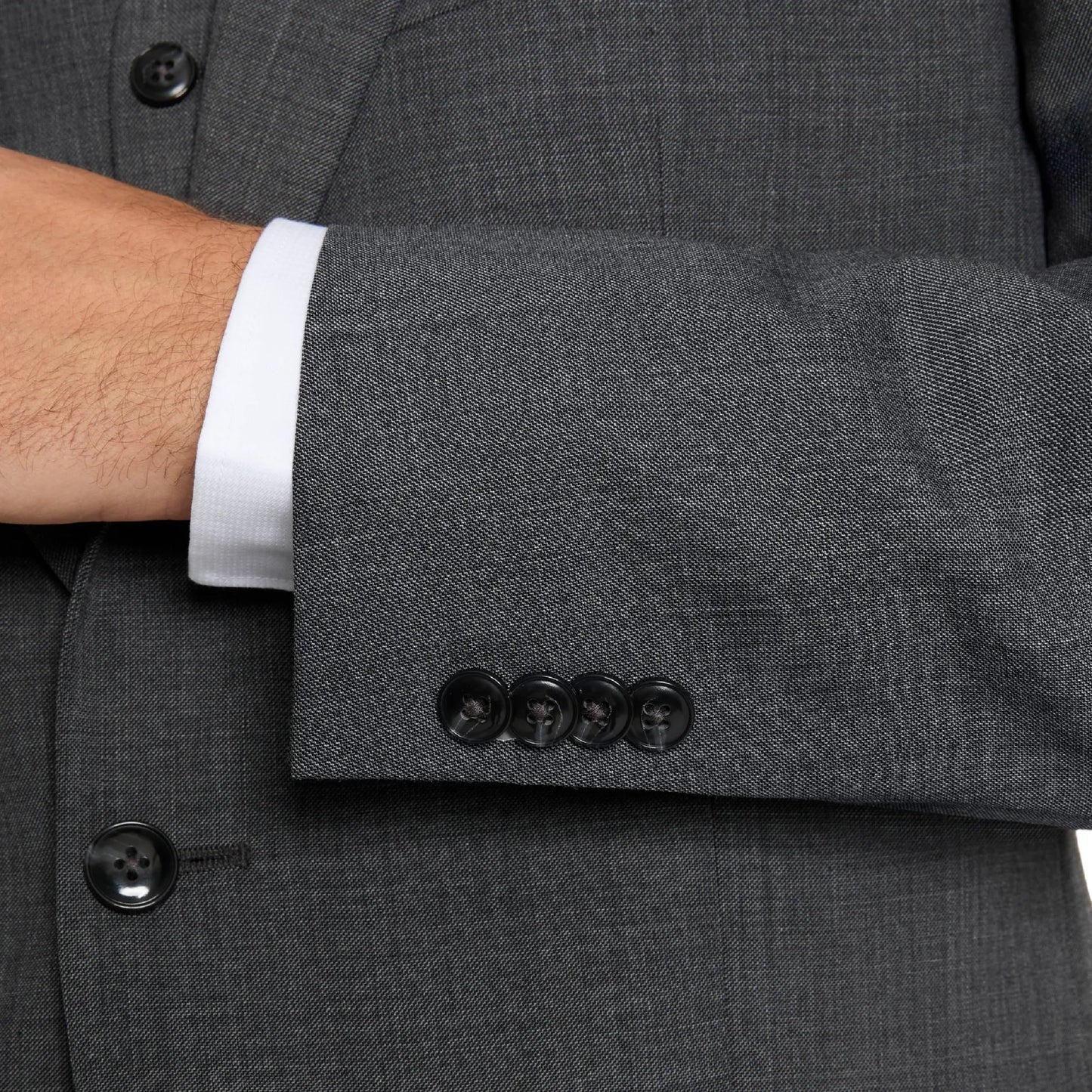 Michael Kors Grey Sharkskin Classic Sport Coats|Grey, 44X