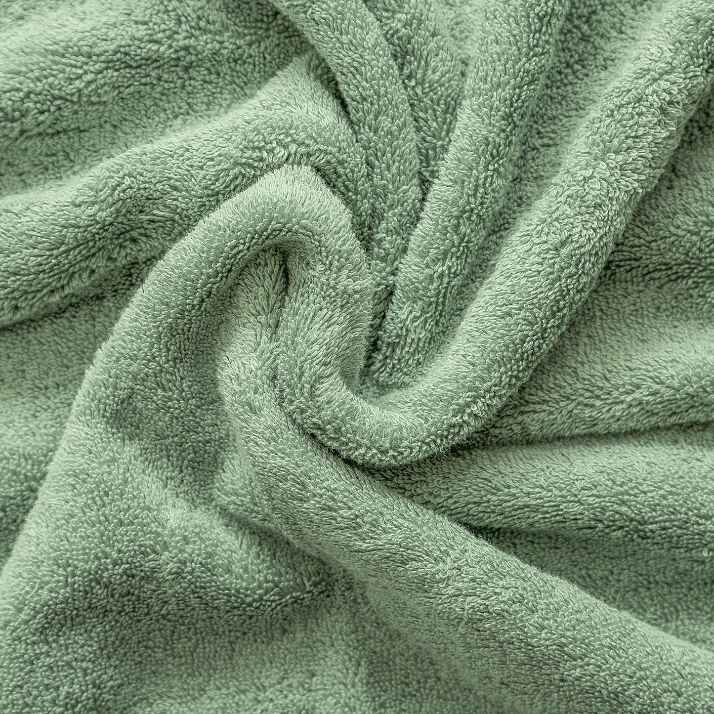 Cotton Paradise 100% Cotton 40x80 Oversized Bath Sheet, Extra Large Turkish Bath Towels for Bathroom, Sage Green Bathsheet