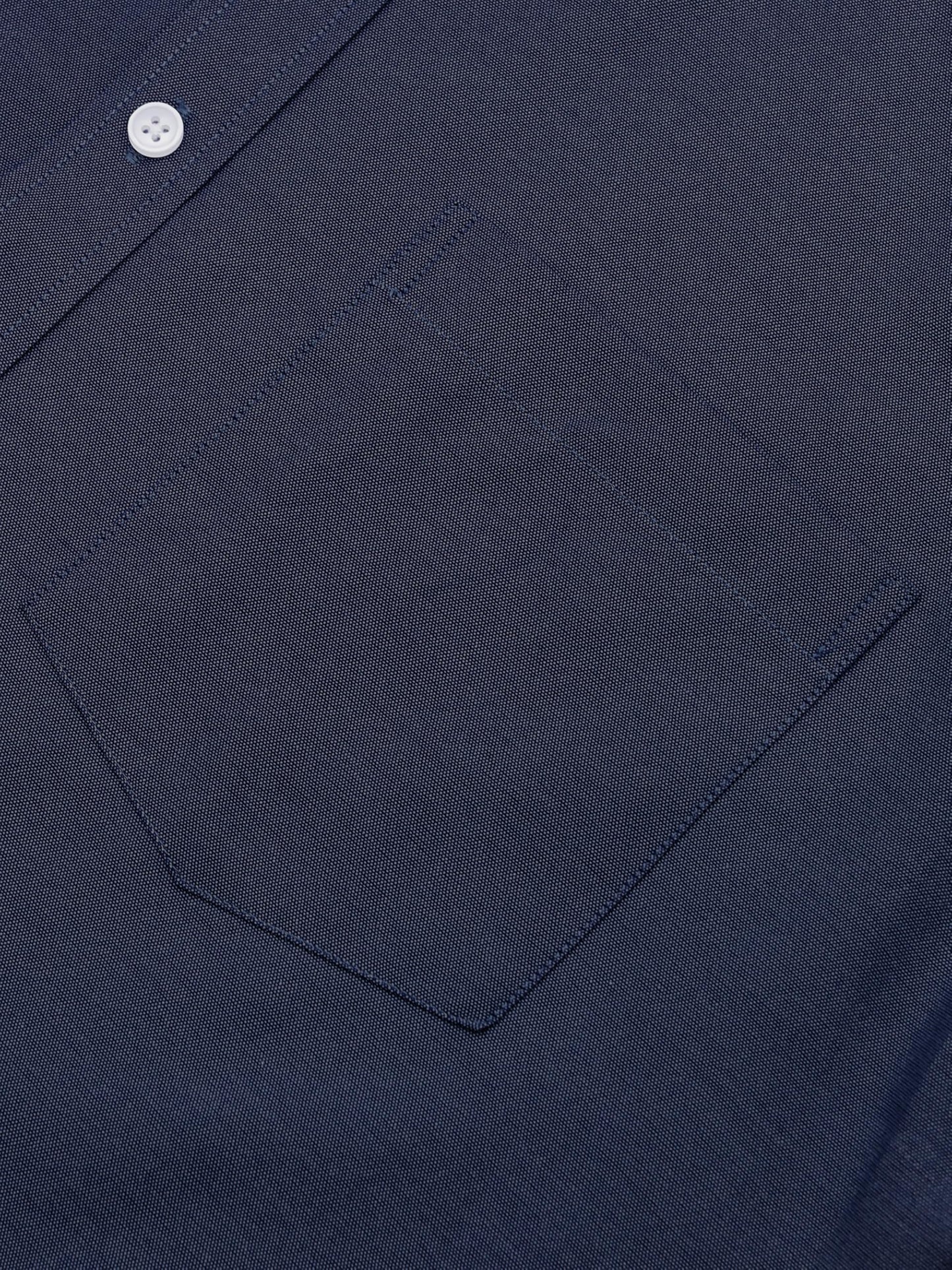 GIANZEN Navy Button Down Shirt Men Blue Mens Dress Long Sleeve Men's Oxford Shirts Clothing Untucked for Big and Tall Navy Blue Size XL Tall