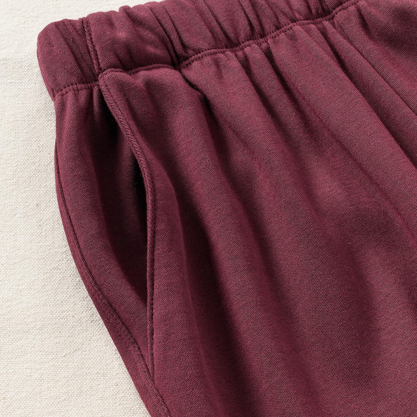 Lands' End Women s Sport Knit Pants Lush Burgundy Tall Large