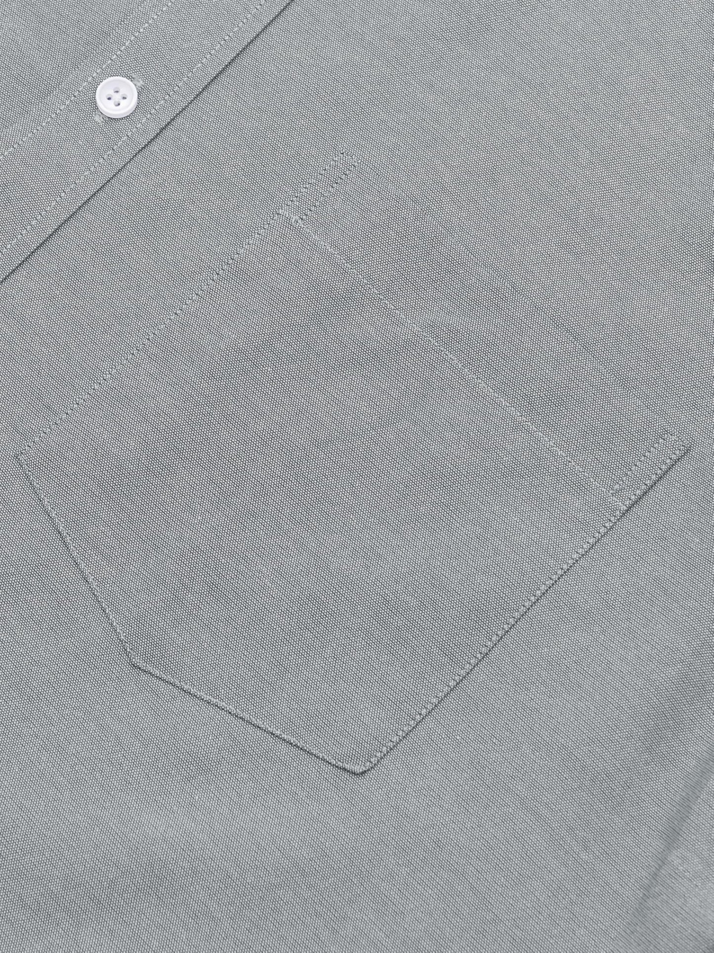 GIANZEN Light Gray Dress Shirt Men Grey Long Sleeve Mens Shirts Men's Oxford Button Down Big and Tall Business Casual for Light Gray Size L Tall
