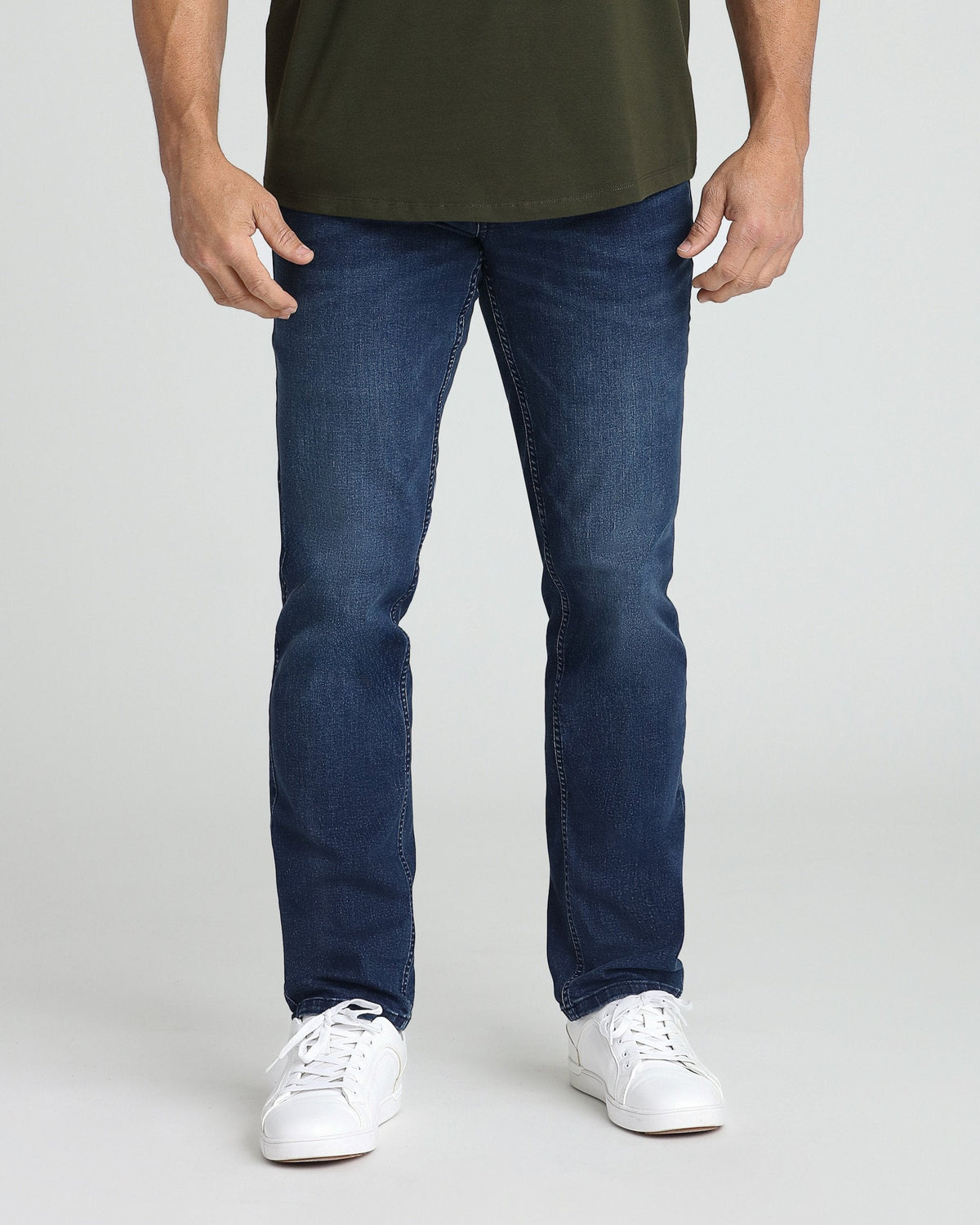 The Perfect Jean Athletic Fit - Admiral - Med Blue