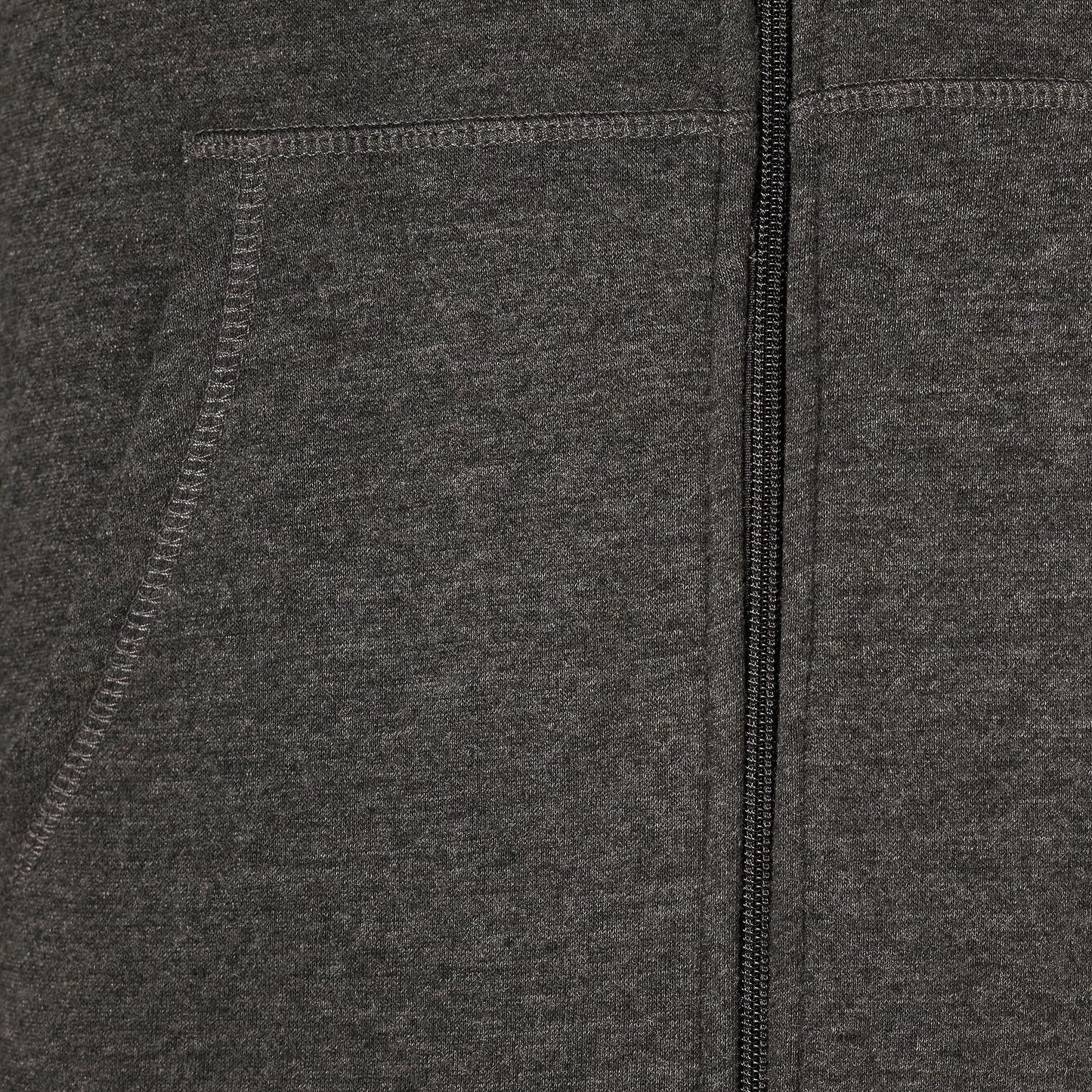 Amazon Essentials Men's Full-Zip Fleece Hoodie (Available in Big & Tall), Charcoal Heather, 3X-Large Tall