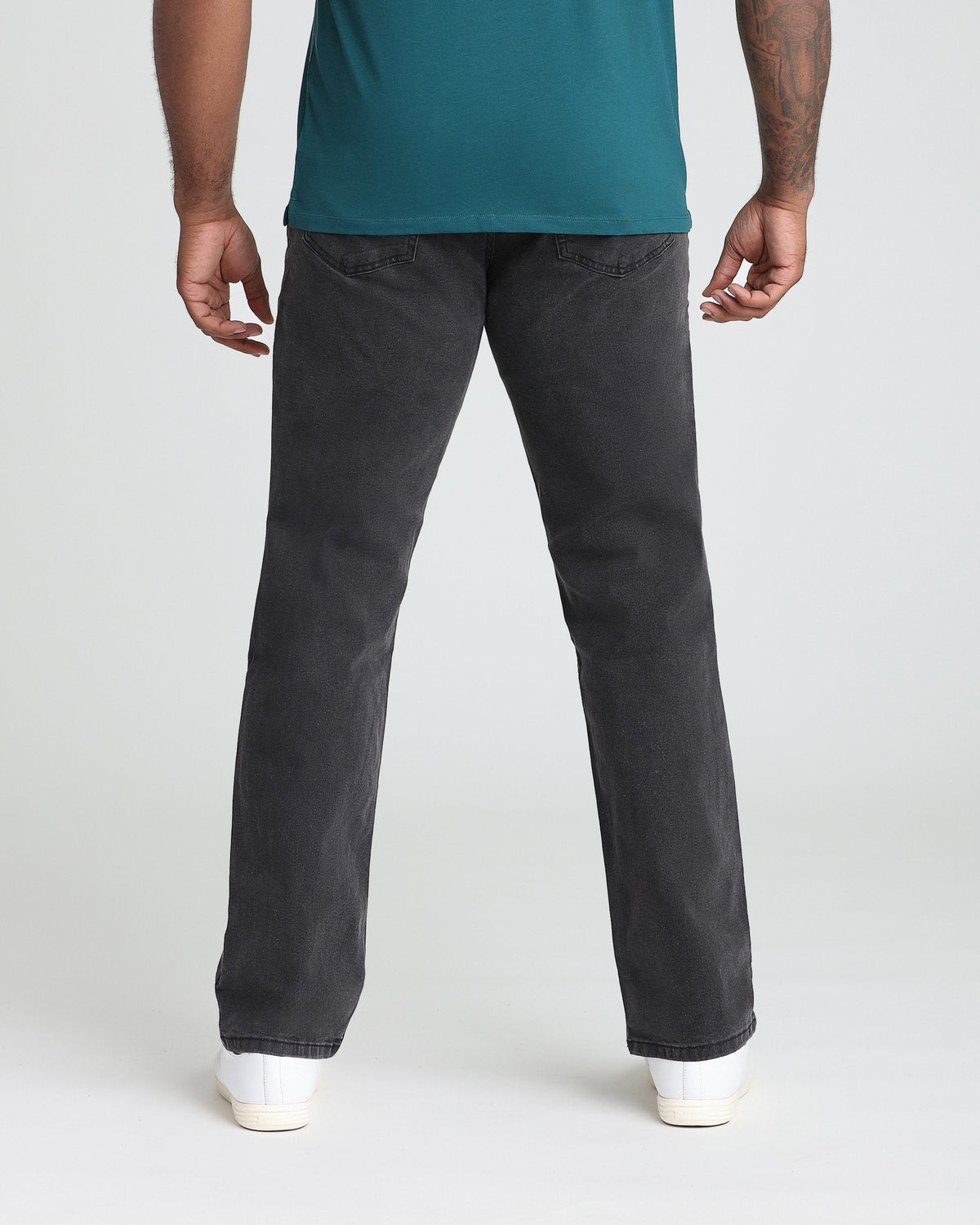 The Perfect Jean Athletic Fit - Steel - Faded Black