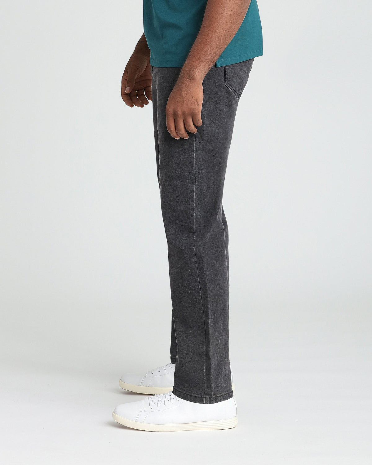 The Perfect Jean Athletic Fit - Steel - Faded Black