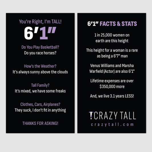 Public Response Cards - Women 6'1"
