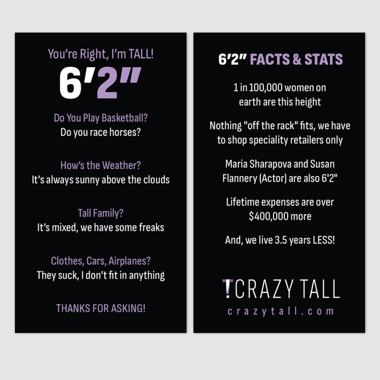 Public Response Cards - Women 6'2"