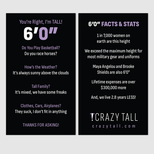 Public Response Cards - Women 5'11"