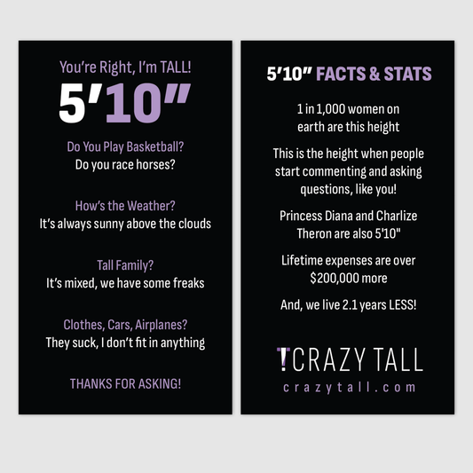 Public Response Cards - Women 5'10"