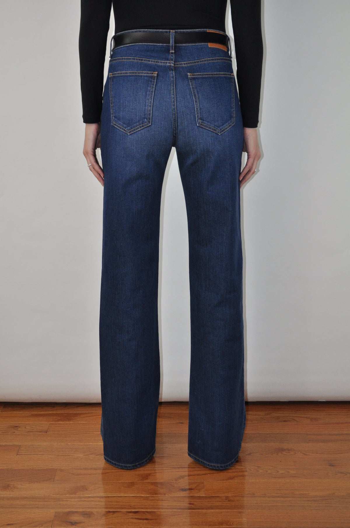 Relaxed Flare Tall Jeans, Dark Feather Wash