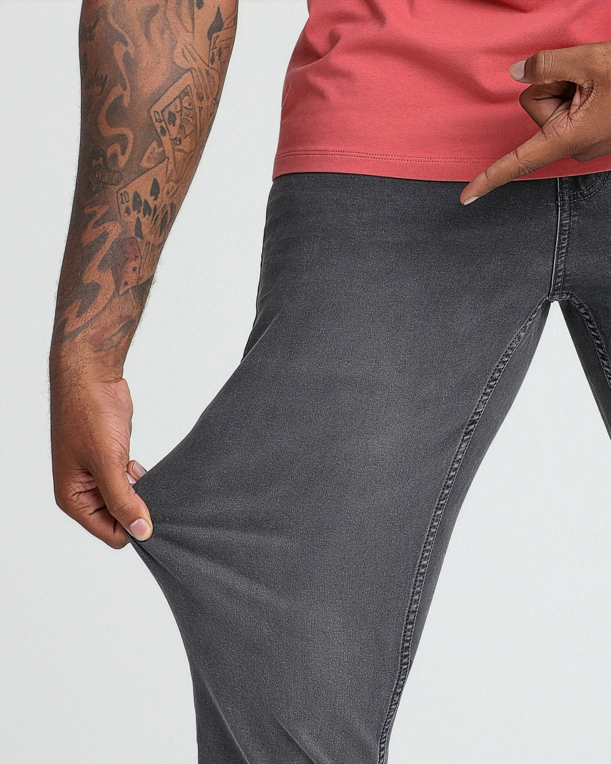 The Perfect Jean Athletic Fit - Miner - Grey