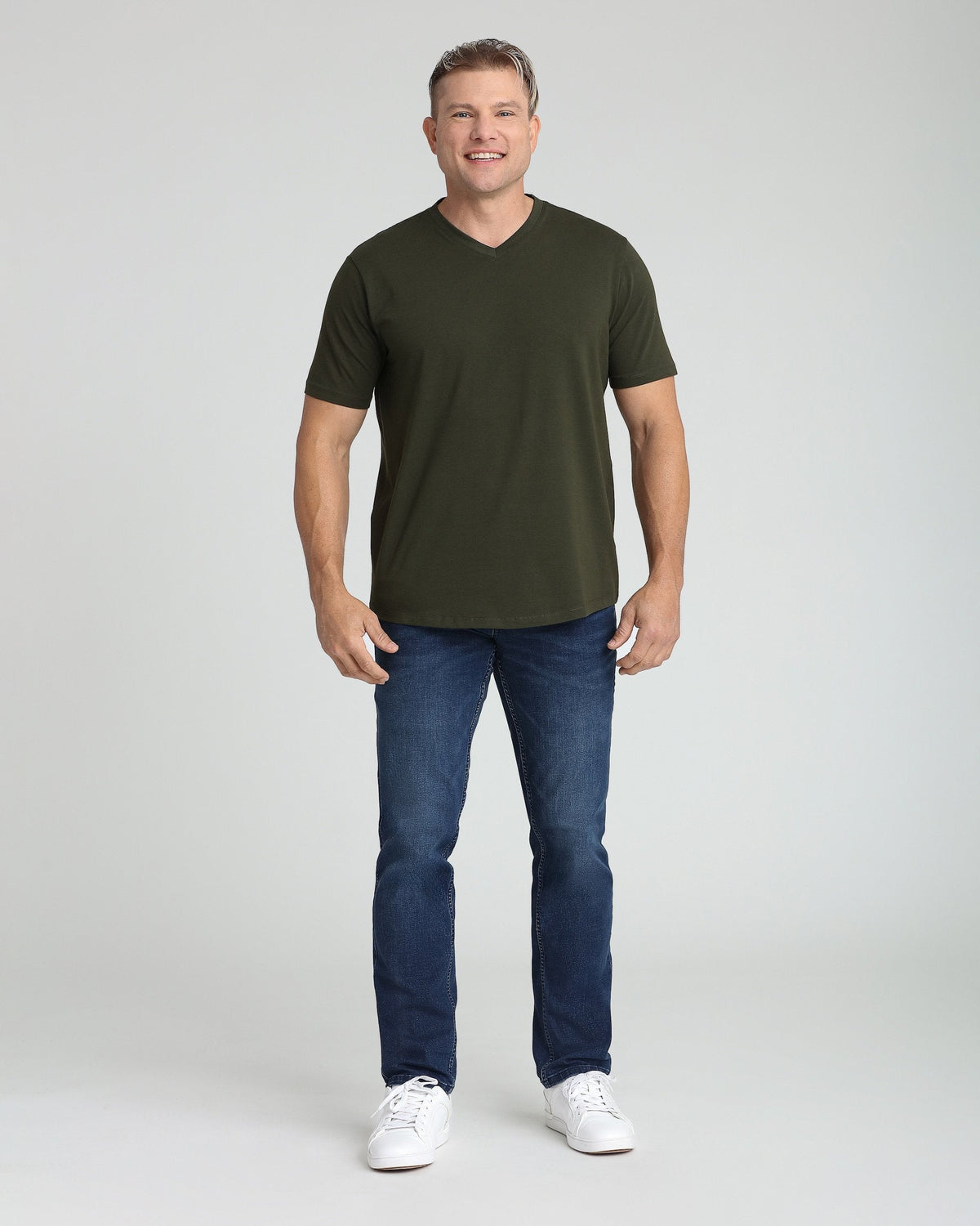 The Perfect Jean Athletic Fit - Admiral - Med Blue