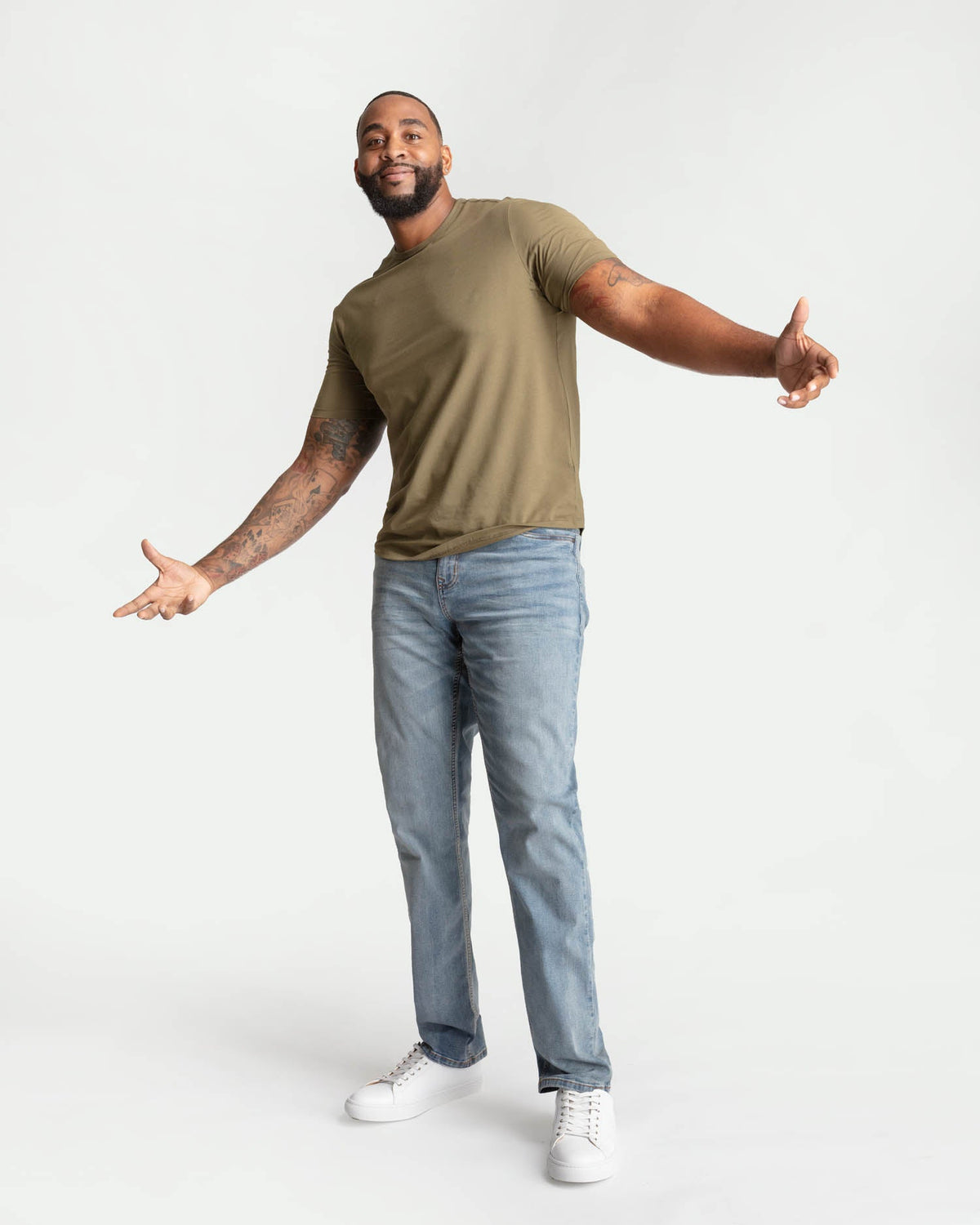 The Perfect Jean Athletic Fit - Sky - Light Blue