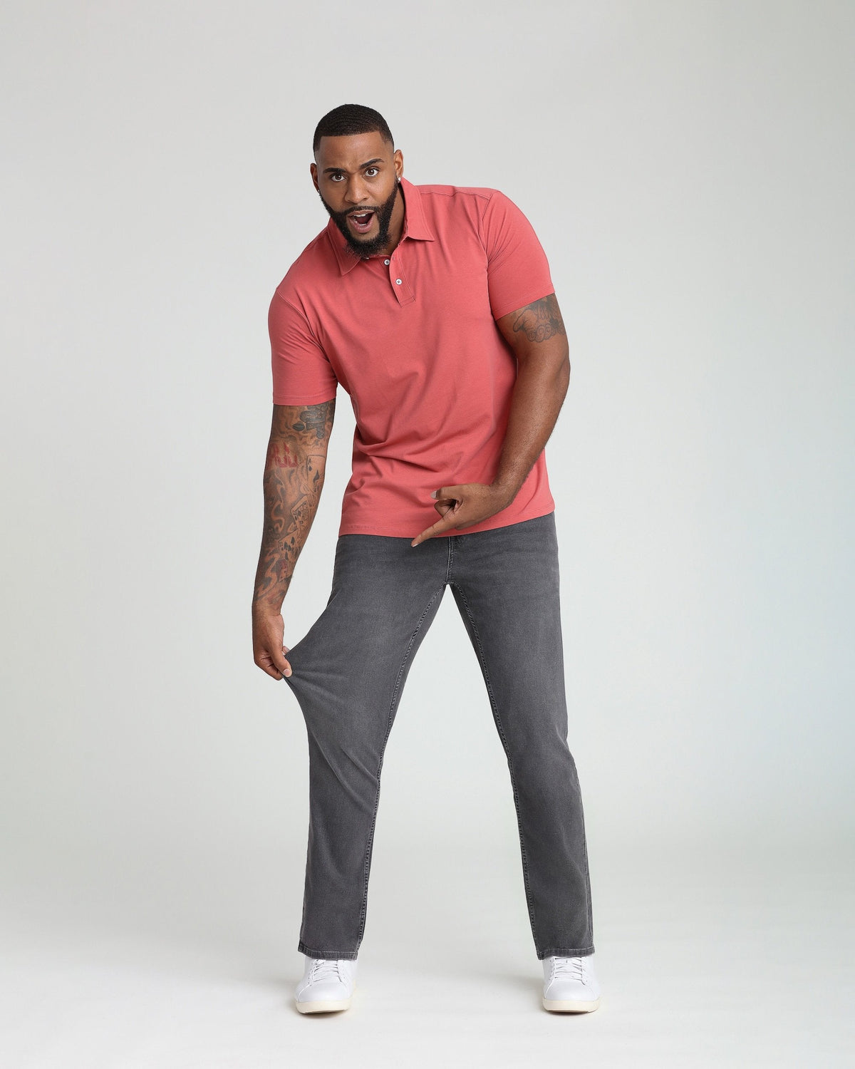 The Perfect Jean Athletic Fit - Miner - Grey