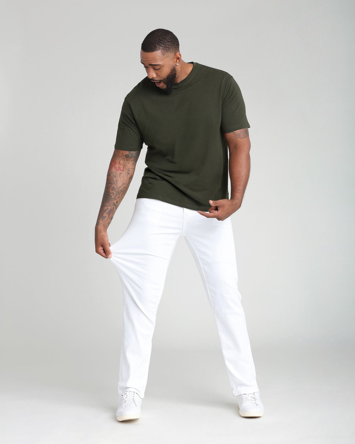 The Perfect Jean Athletic Fit - Blanco - White