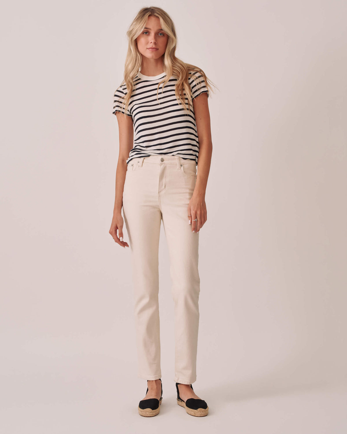 Women's Custom Jeans - Ecru wash