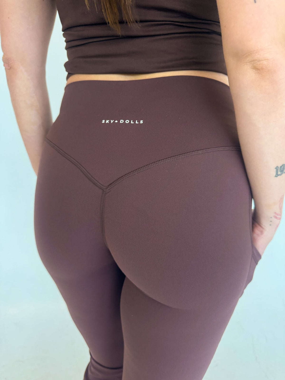 Brown Flare Pants